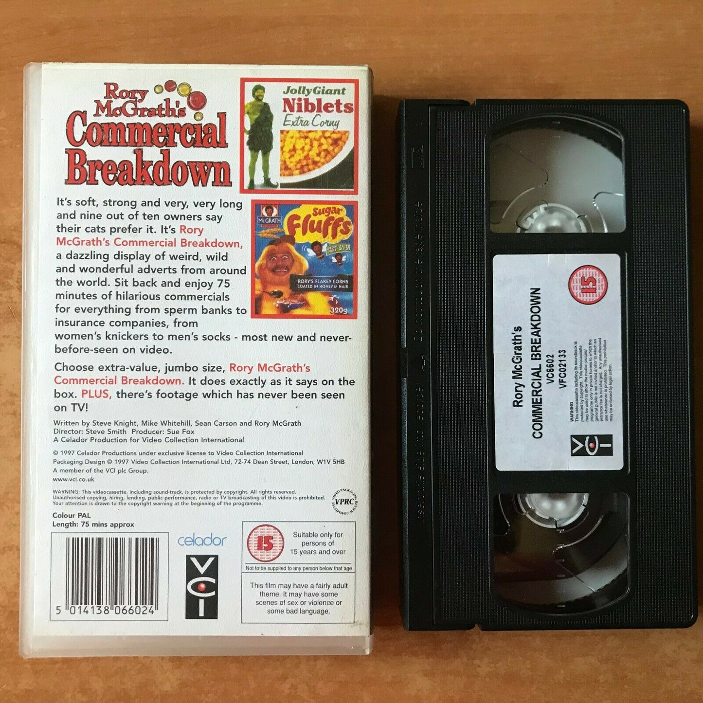 Commercial Breakdown; [Rory McGraths] TV Series - Comedy [Time: 75mins] Pal VHS-