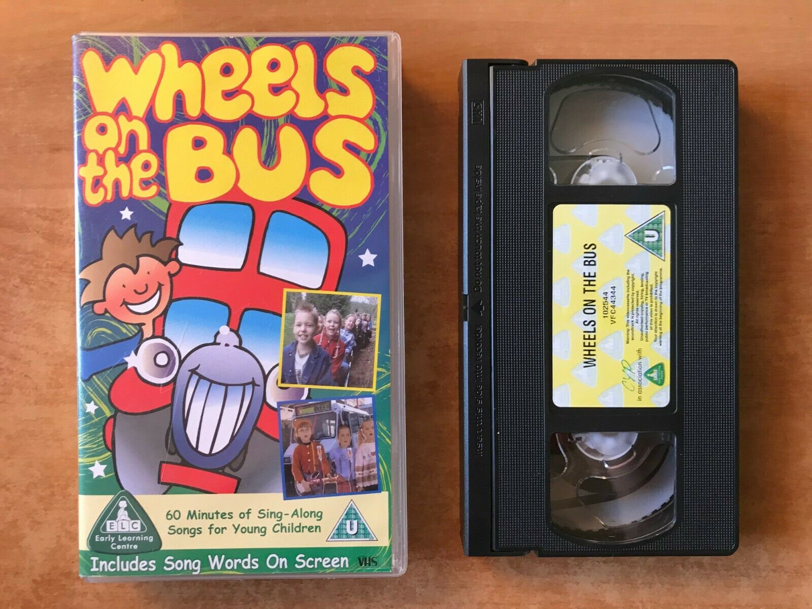 Wheels On The Bus - Learning - Educational - Singalong Songs - Children's - VHS-