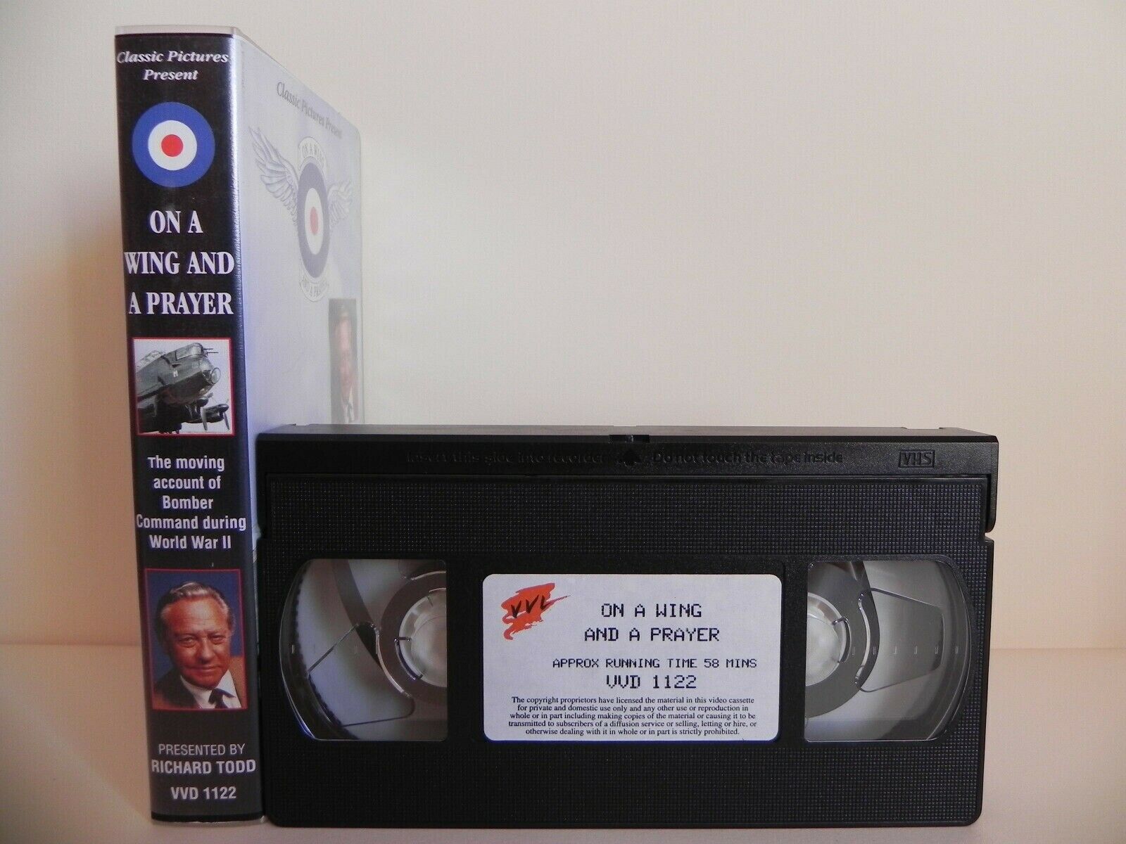 On A Wing And A Prayer - Classic Pictures - Brave Aircrew - World War Two - VHS-