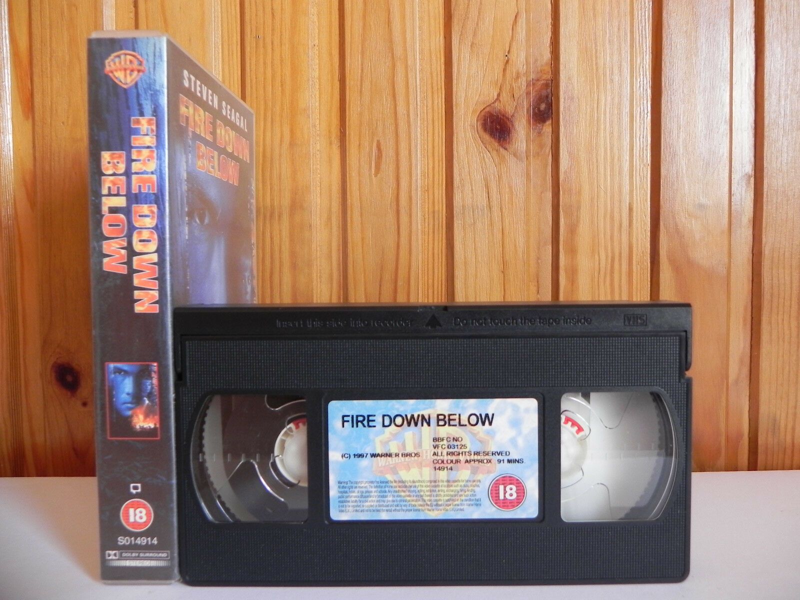 One Man Down Below - Rare Steven Seagal - Warner Brothers - Akido Action - VHS-