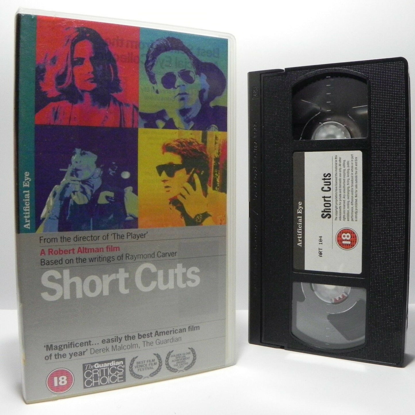 Short Cuts: R.Altman Film (1993) - Modern American Life - Tim Robbins - Pal VHS-