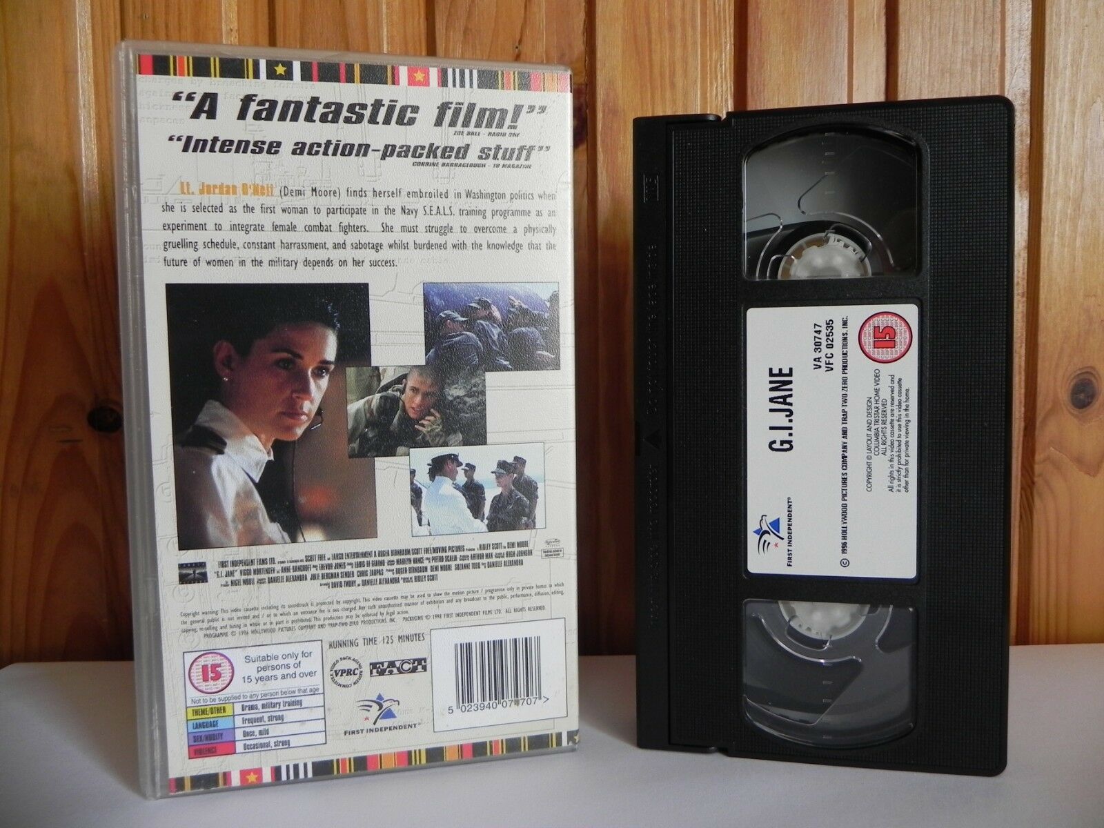 G.I. Jane - First Independent - Drama - Demi Moore - Viggo Mortensen - Pal VHS-