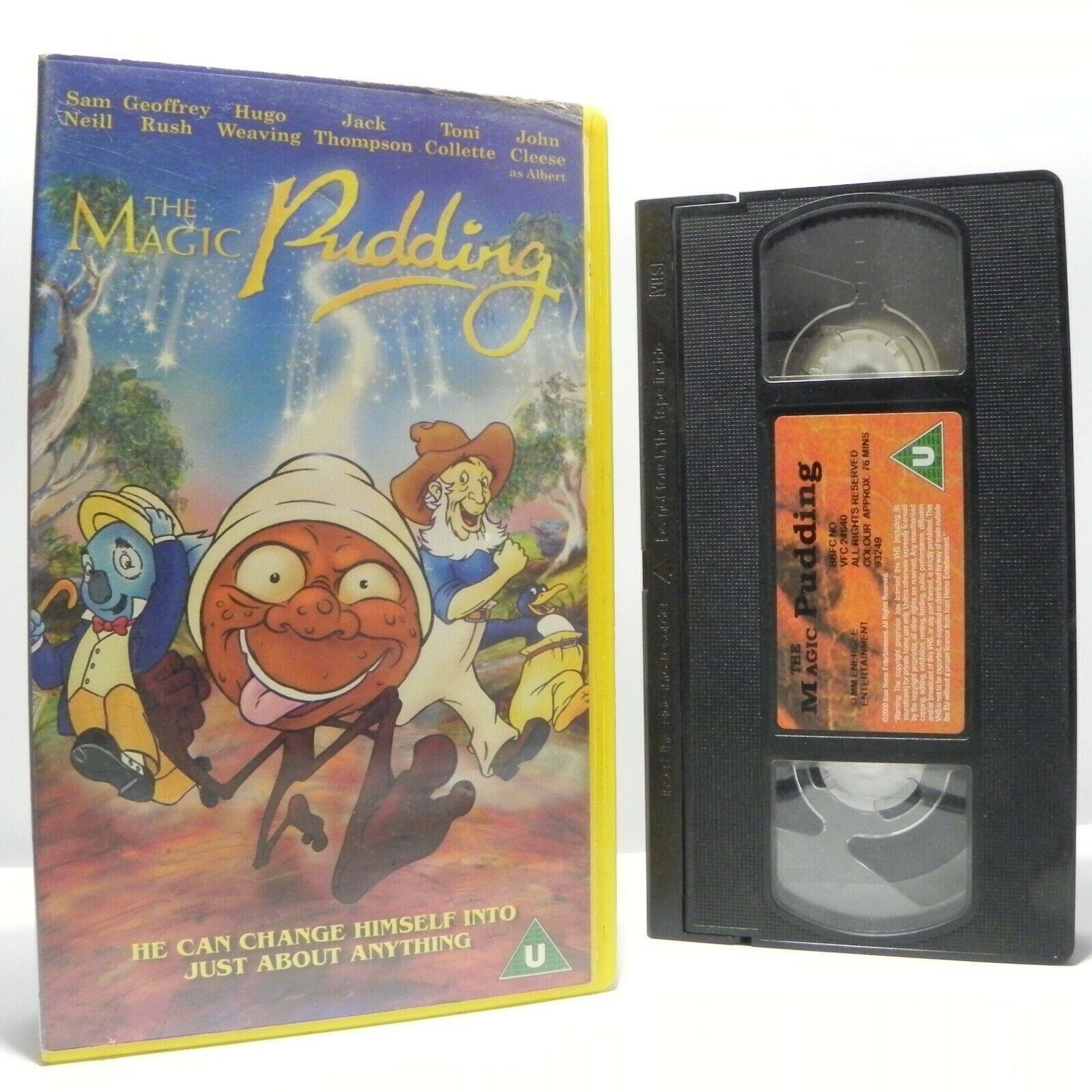 The Magic Pudding: Unique Animated Film - Fun And Adventure - Children's - VHS-