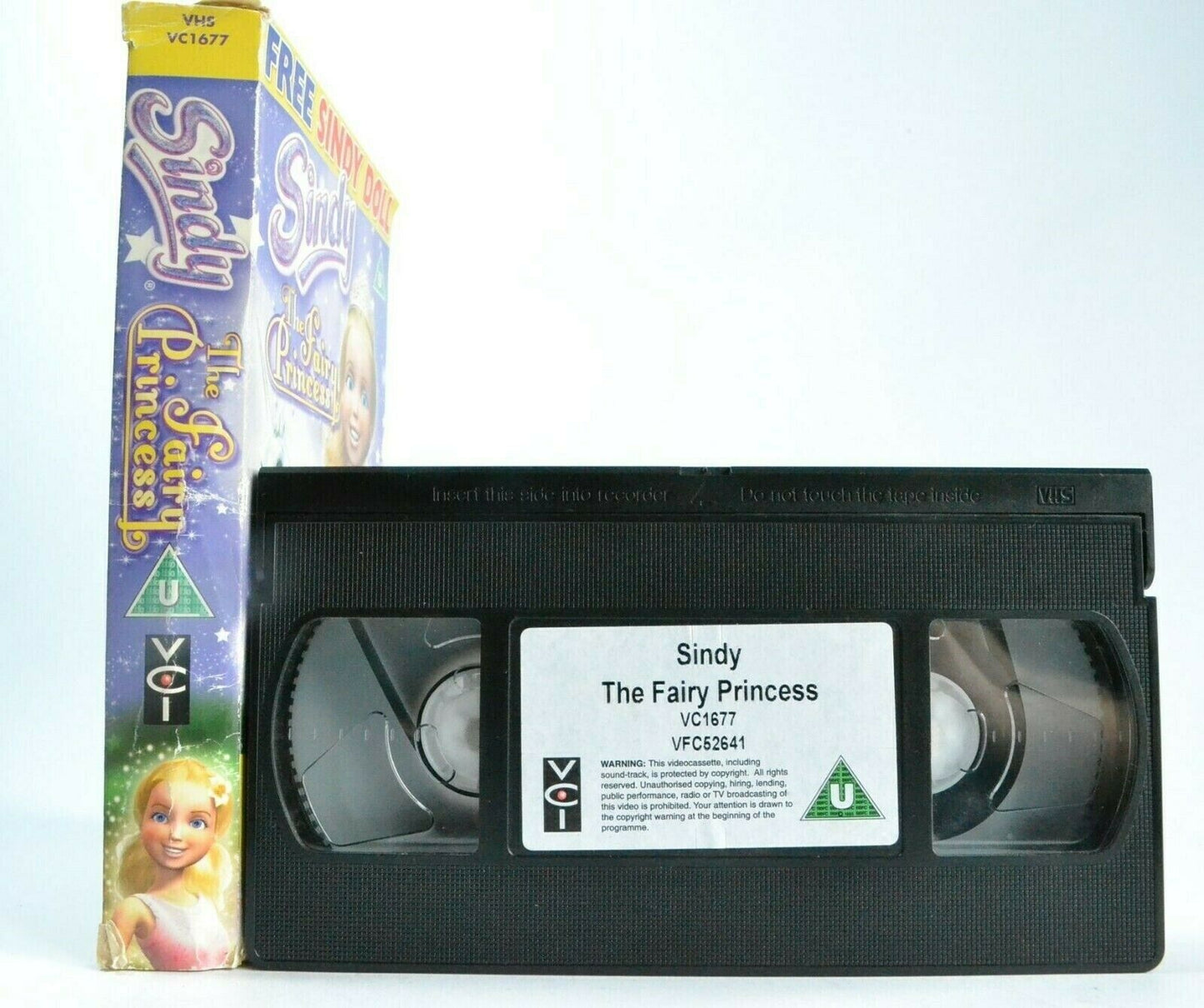 Sindy: The Fairy Princess -< Carton Box >- Animated Fantasy - Children's - VHS-