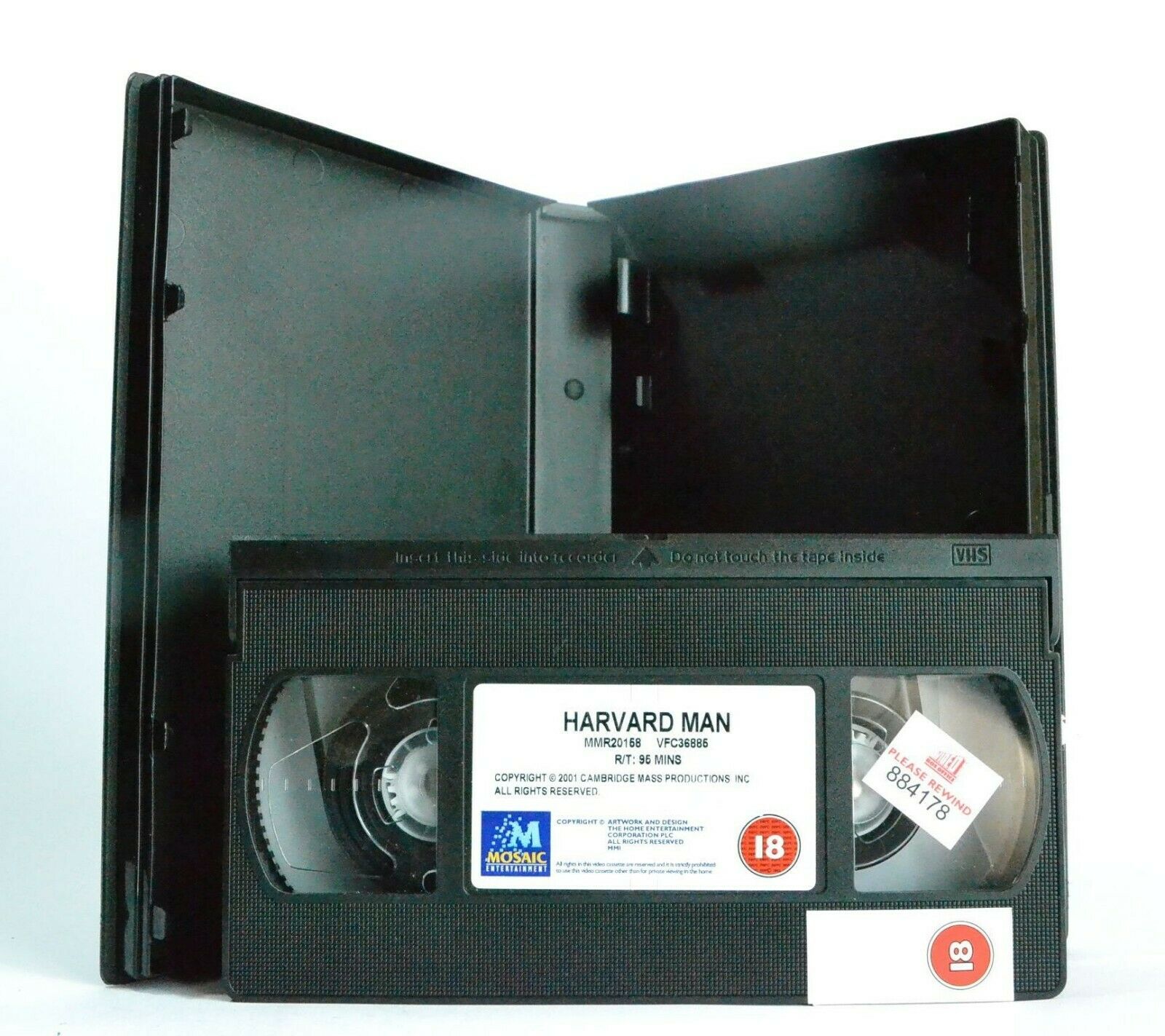Harvard Man: Crime Comedy - Large Box - Ex-Rental - S.Michelle Gellar - Pal VHS-