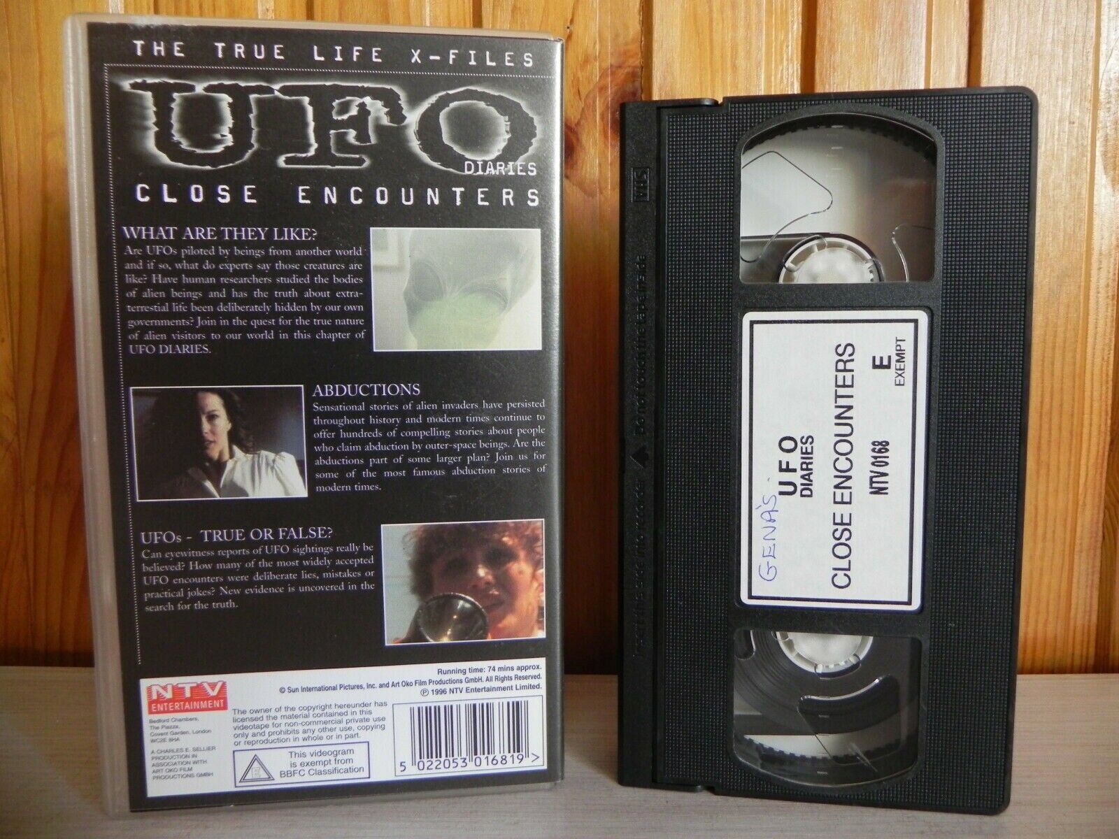 UFO Diaries - Close Encounters - The True Live X-Files - Abductions - Pal VHS-