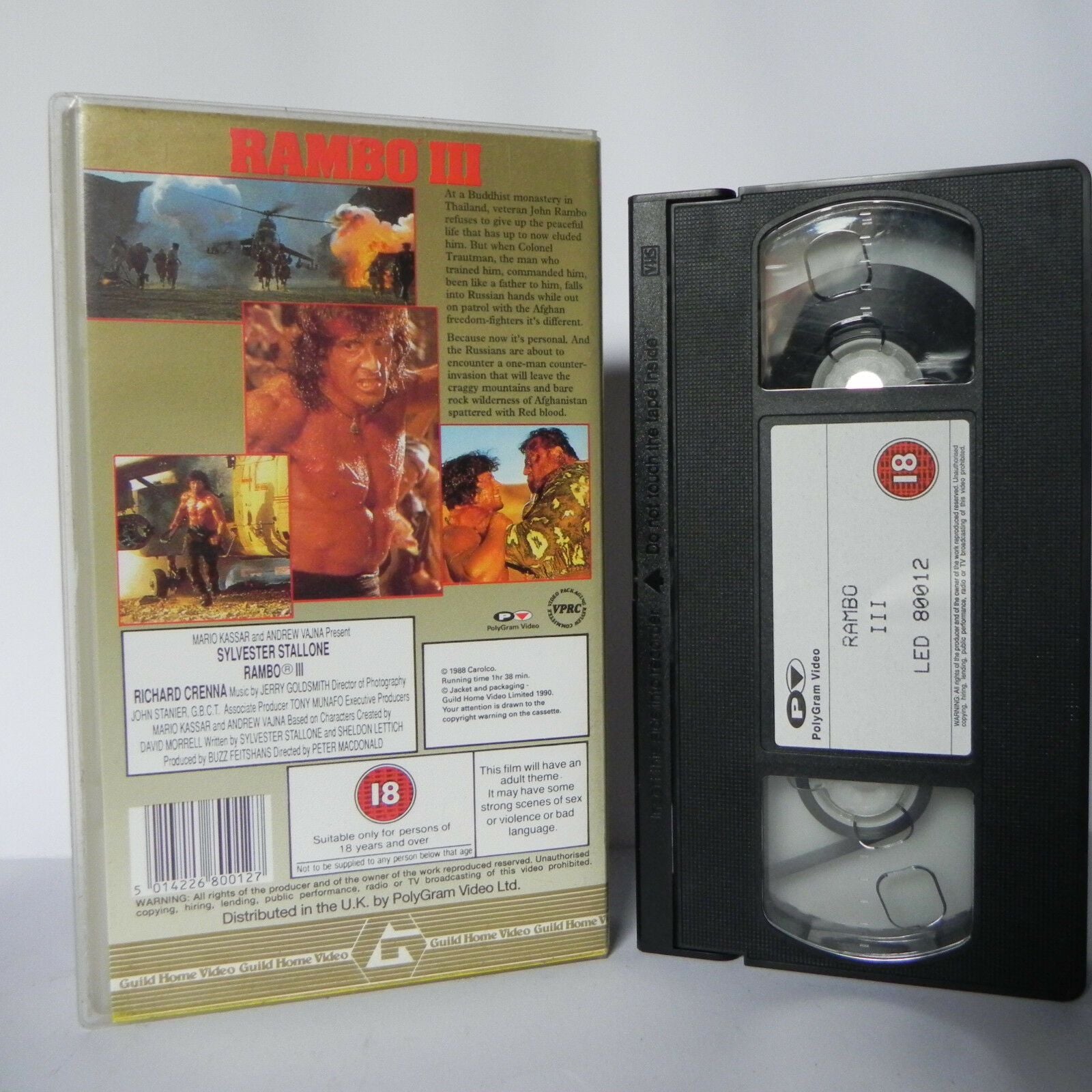 Rambo 3, Sylvester Stallone, 1988 Action/Adventure, Soviet-Afghan War ...
