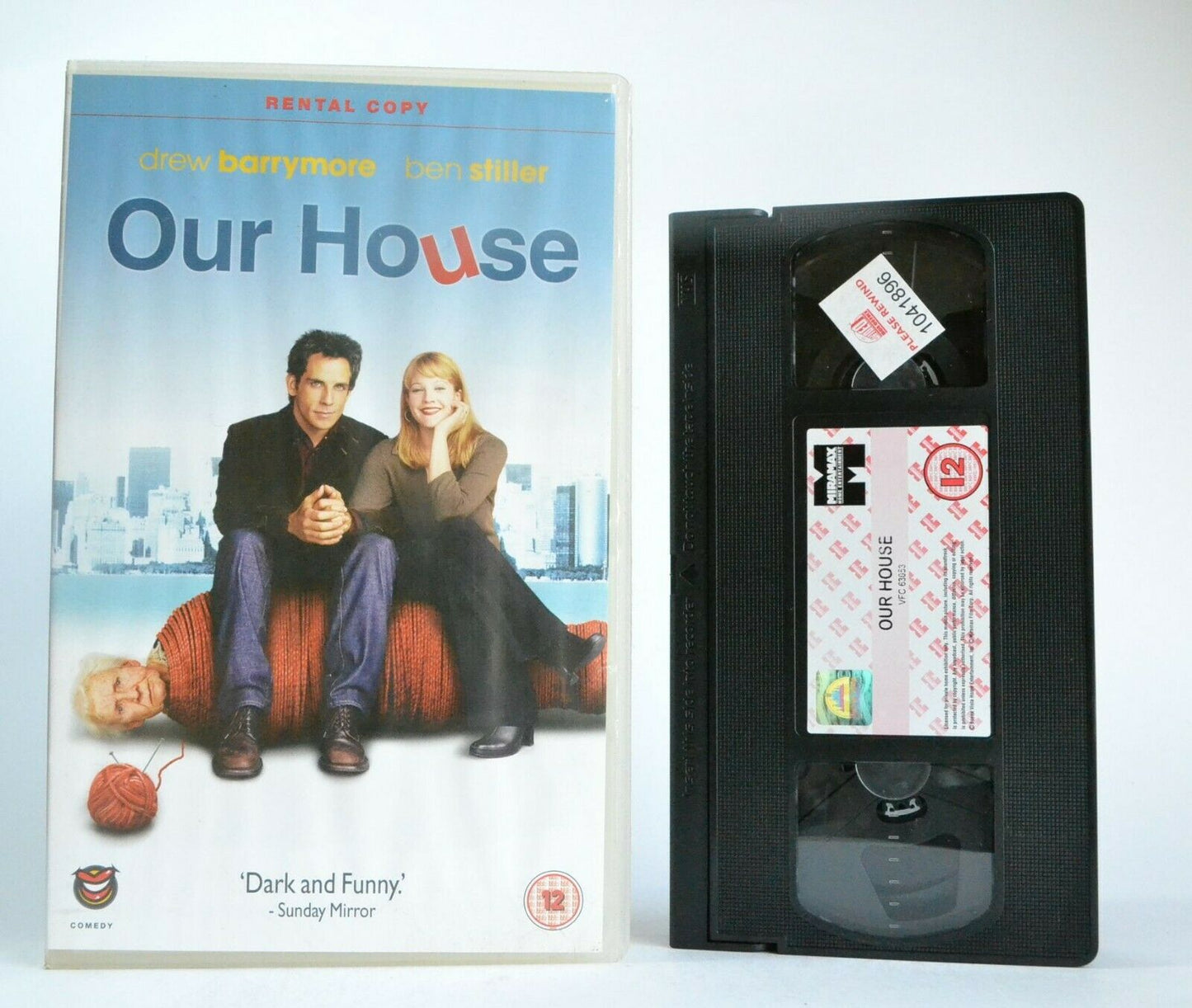 Our House (2003): Film By D.DeVito - Comedy - D.Barrymore/B.Stiller - Pal VHS-
