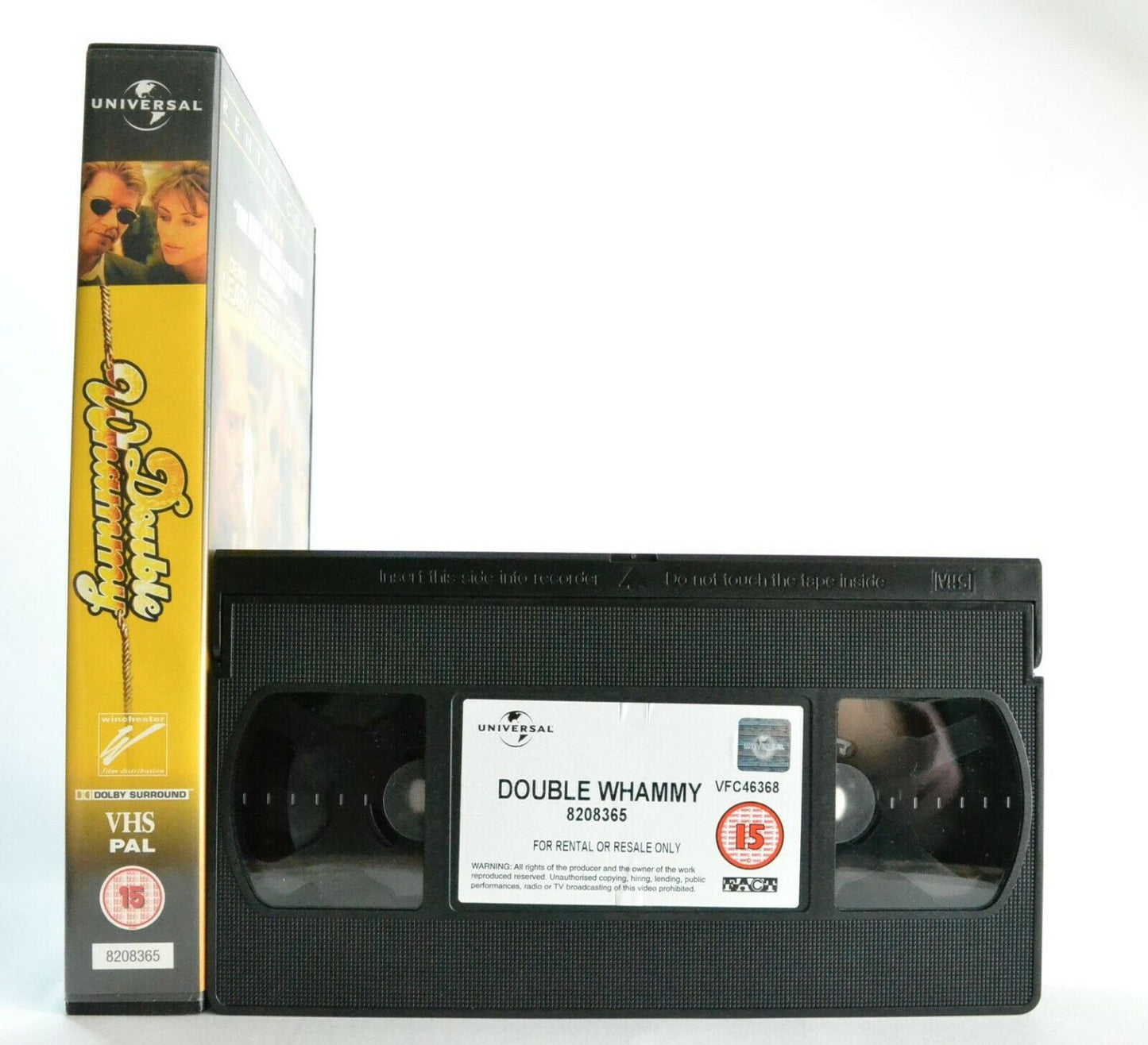 Double Whammy: Comedy (2001) - Large Box - Ex-Rental - E.Hurley/S.Buscemi - VHS-