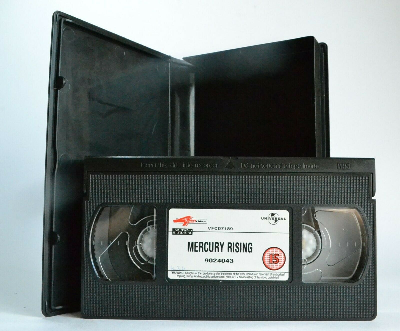 Mercury Rising - Political Action Thriller - Bruce Willis/Alec Baldwin - Pal VHS-
