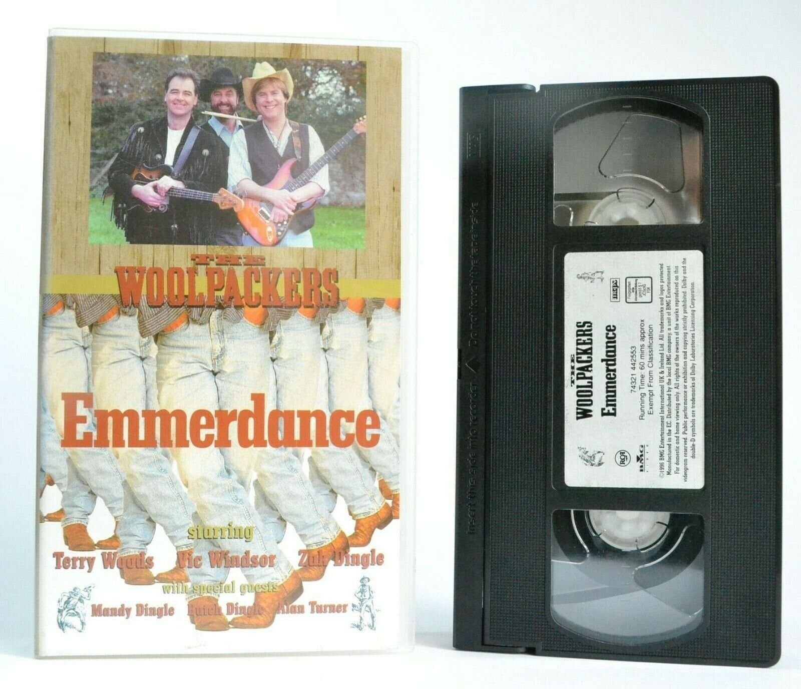 The Woolpackers: Emmerdance - Terry Woods - Mandy Dingle - Music Show - Pal VHS-