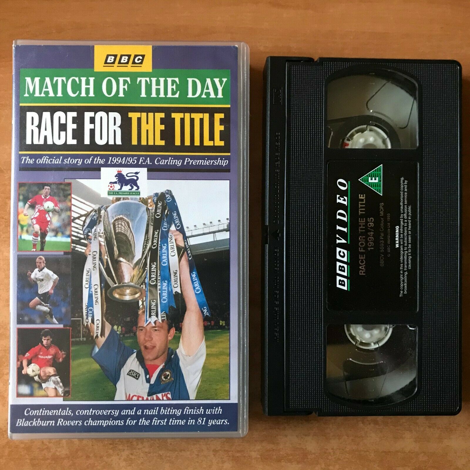 Match Of The Day: Race For The Title; [Blackburn Rovers] John Motson - Pal VHS-