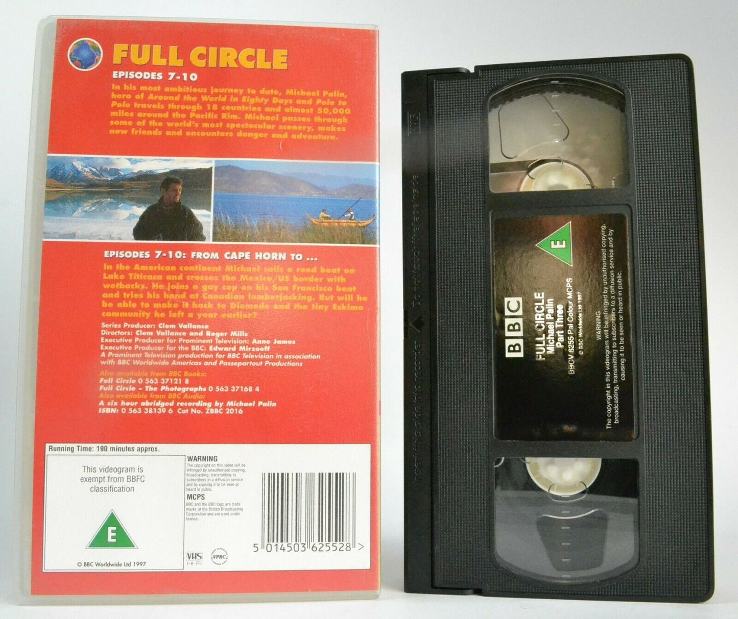 Full Circle [Michael Pallin]: BBC Documentary (Episodes 7/10) Cape Horn - VHS-