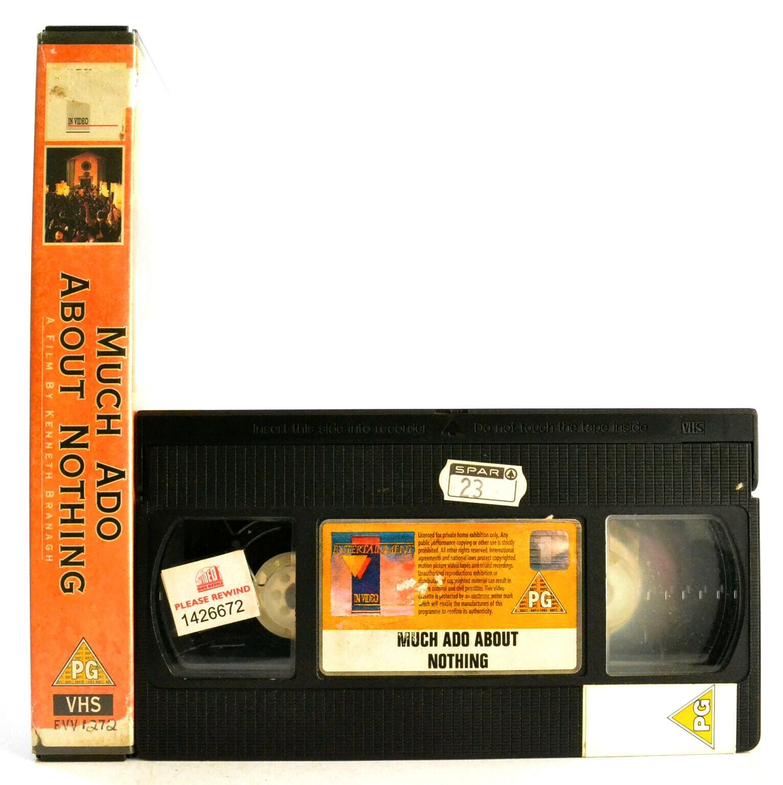 Much Ado About Nothing: Comedy/Love Story - By W.Shakespeare - Large Box - VHS-