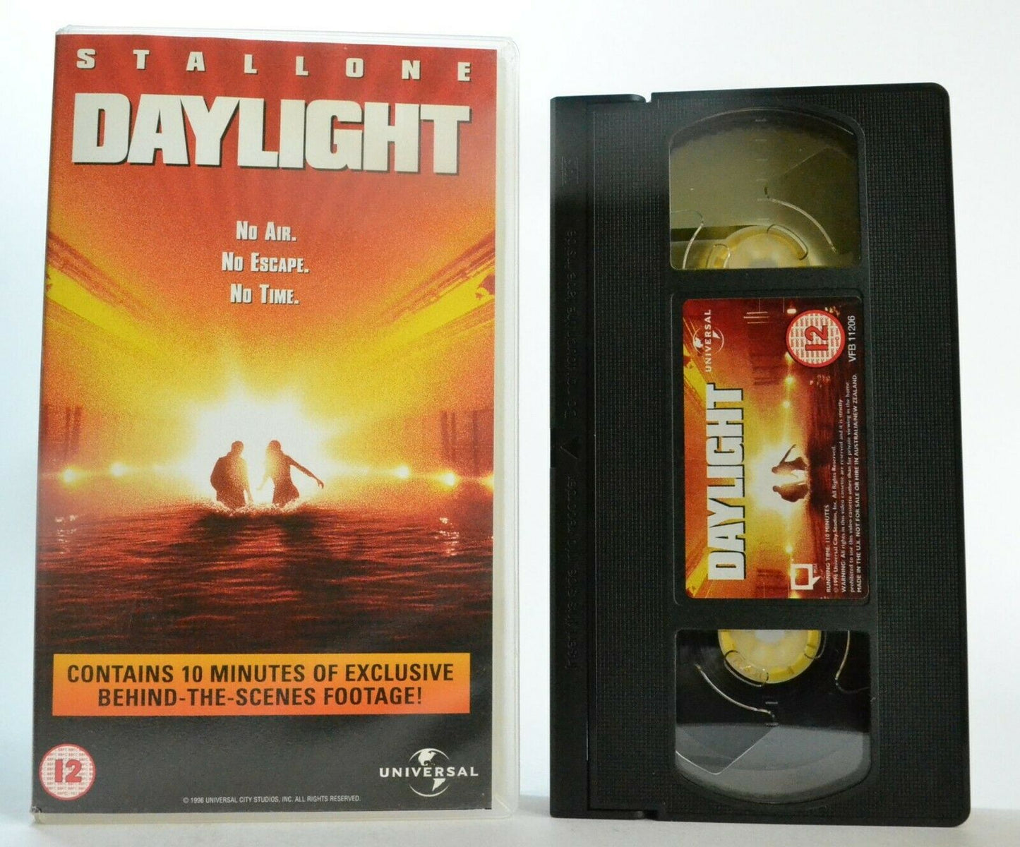 Daylight (1996): Disaster Thriller - Sylvester Stallone/Viggo Mortensen - VHS-