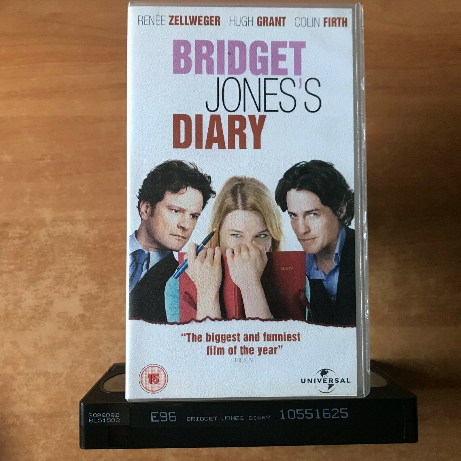 Bridget Jones's Diary; [Helen Fielding] Romantic Comedy - Renée Zellweger - VHS-