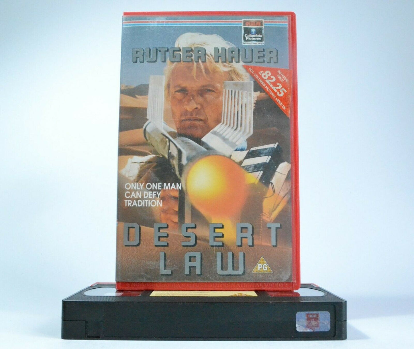 Desert Law (1992): Action/Adventure - Large Box - Rutger Hauer/Omar Sharif - VHS-