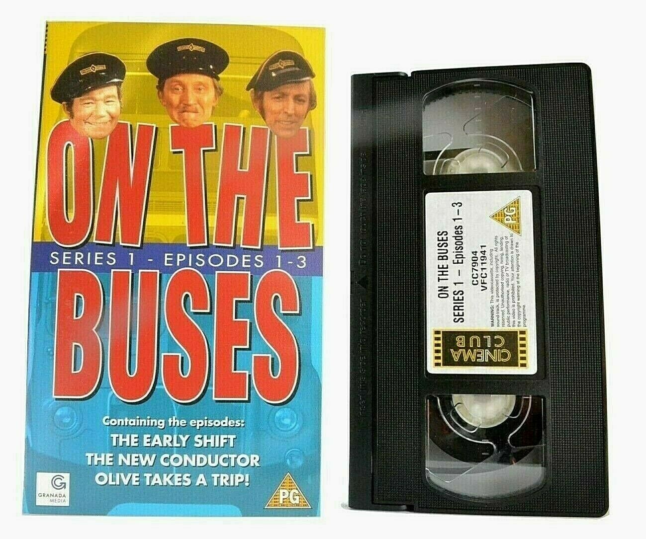 On The Buses {Series 1} -'The Early Shift'- Comedy Series - Reg Varney - Pal VHS-