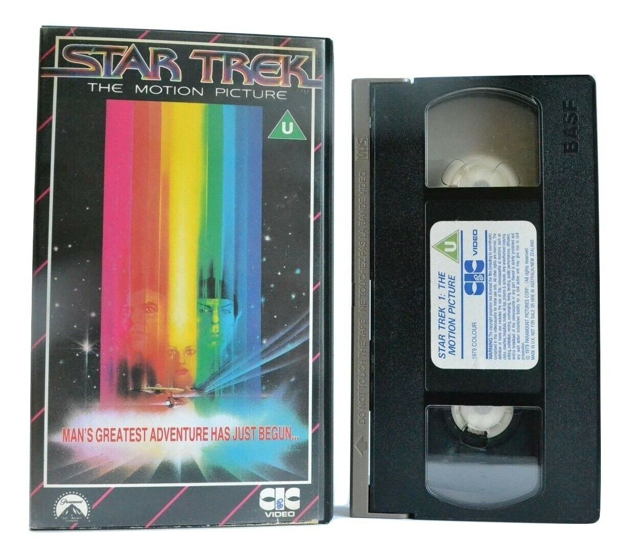 Star Trek: The Motion Picture (1979) - Sci-Fi Classic - Leonard Nimoy - Pal VHS-