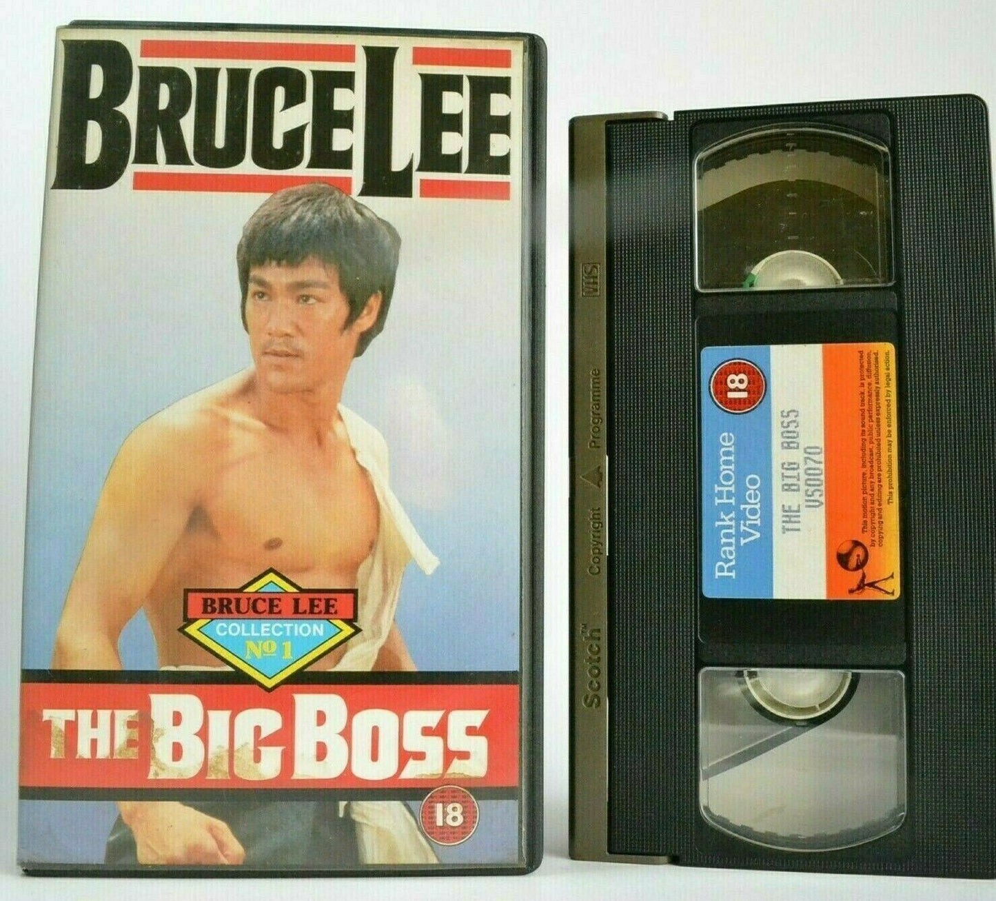 The Big Boss (1971): Cult Kung Fu Smash - Martial Arts Action - Bruce Lee - VHS-
