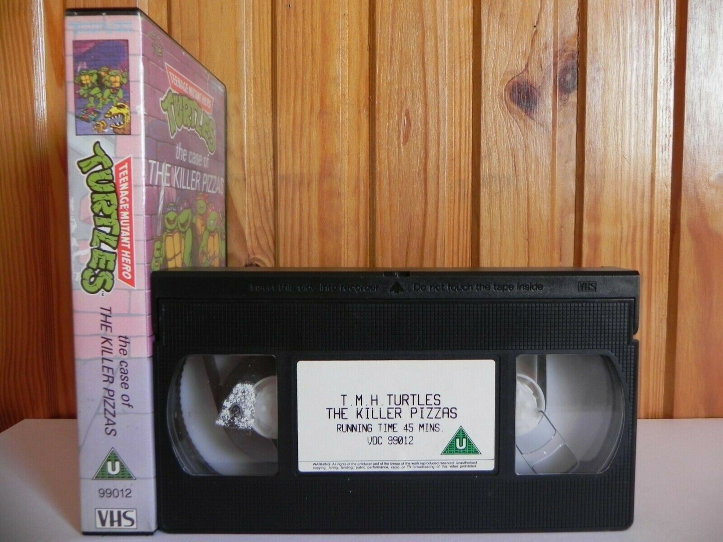 Teenage Mutant Hero Turtles: The Case Of The Killer Pizzas - Animated - Pal VHS-