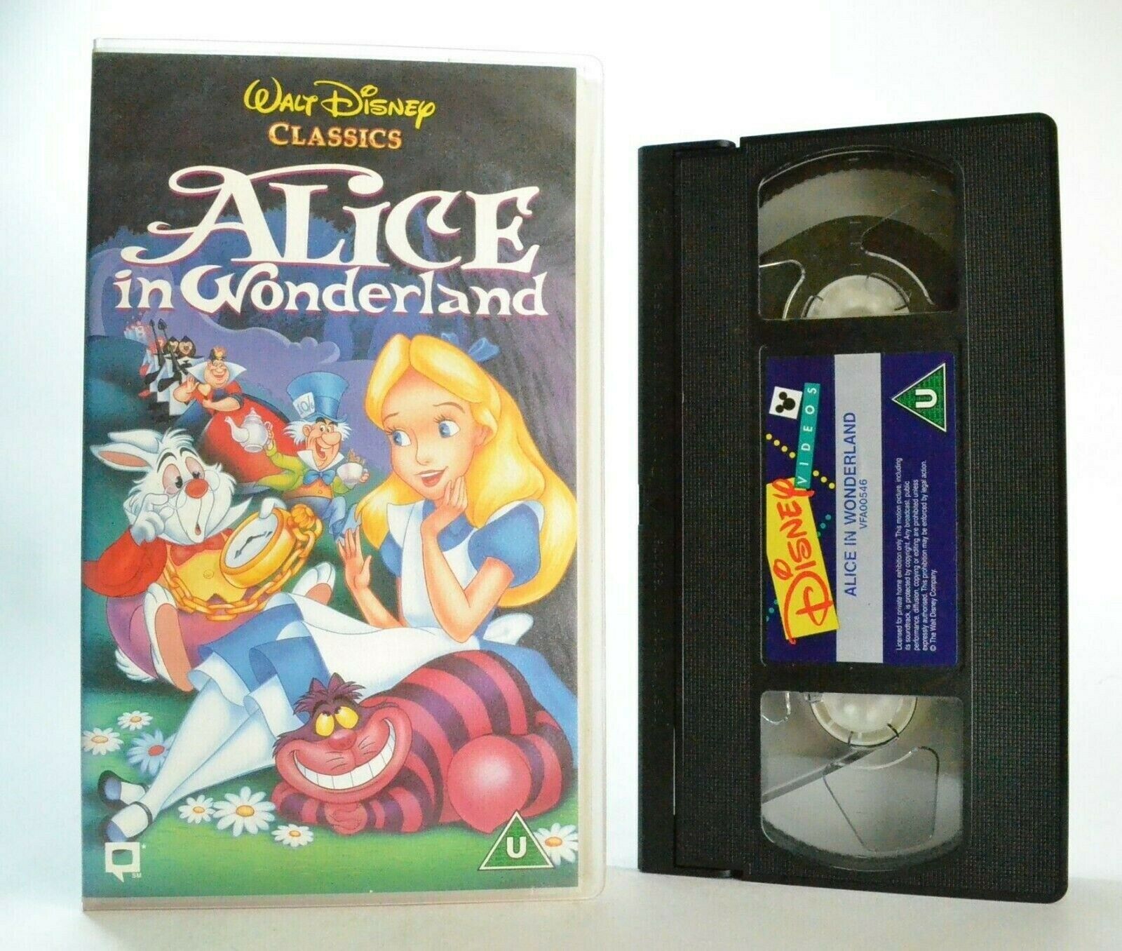 Alice In Wonderland: Disney's 13th Animated Classic (1951) - Children's - VHS-