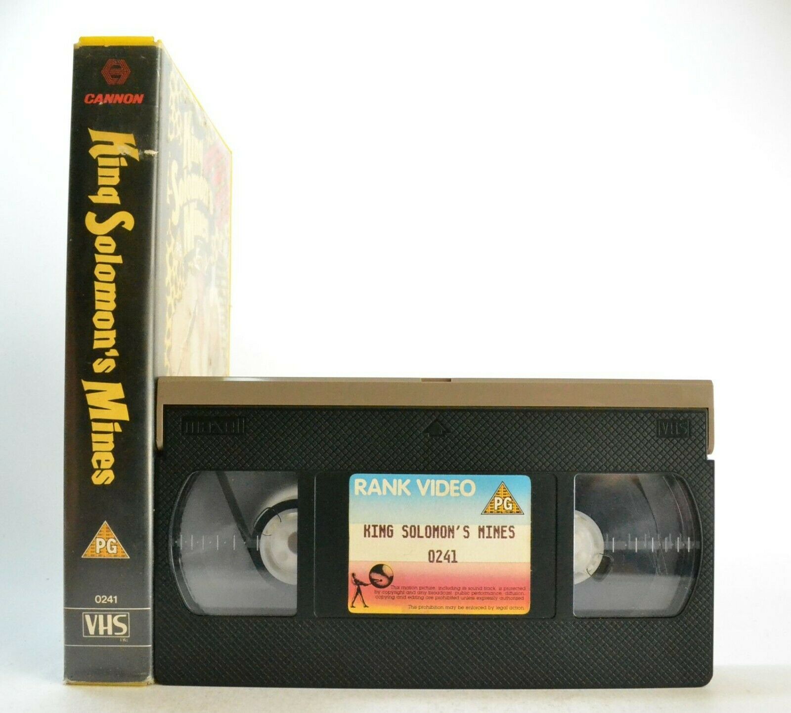 King Solomon's Mines: Action/Adventure (1985) - Large Box - R.Chamberlain - VHS-