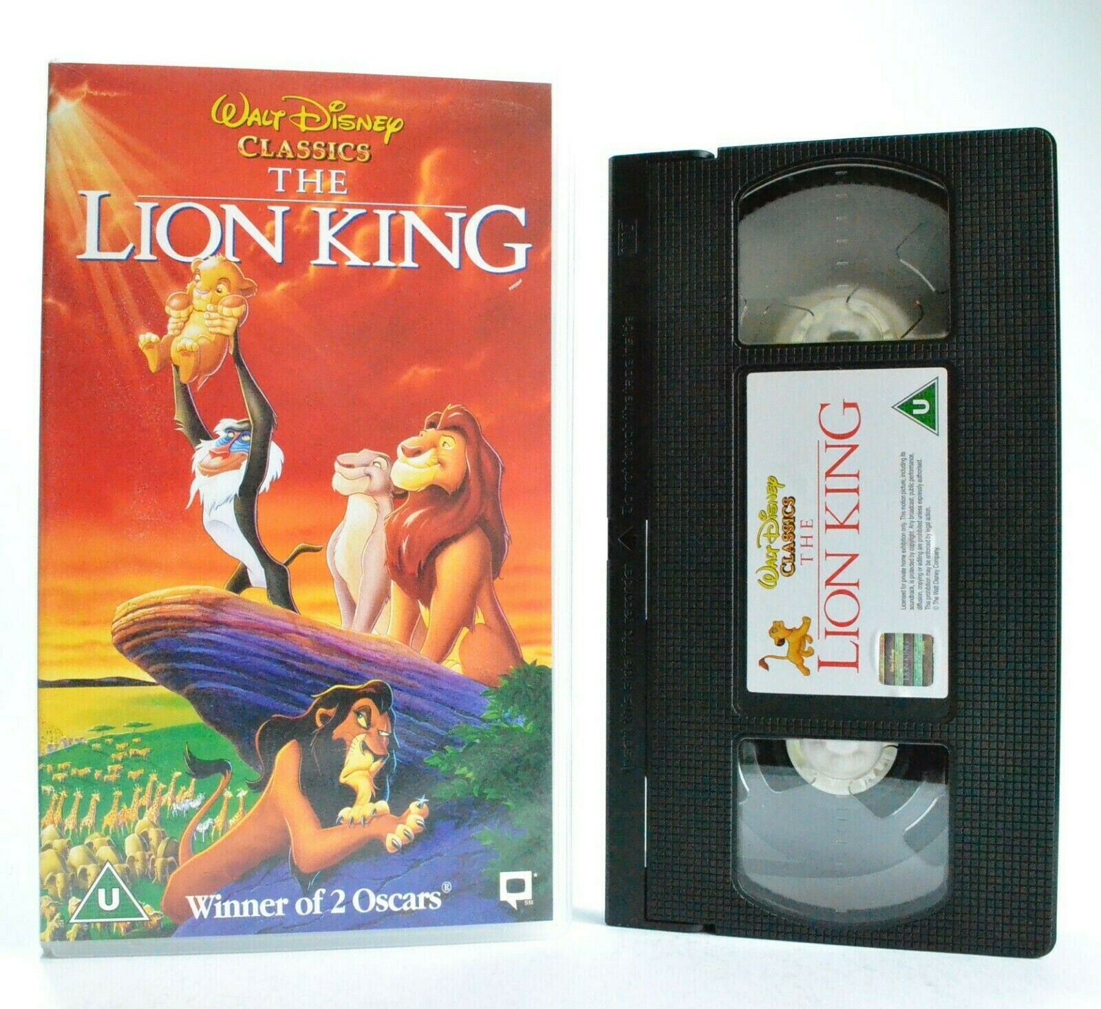 The Lion King: 1st Cinema Filler - Walt Disney Classic - Children's - Pal VHS-