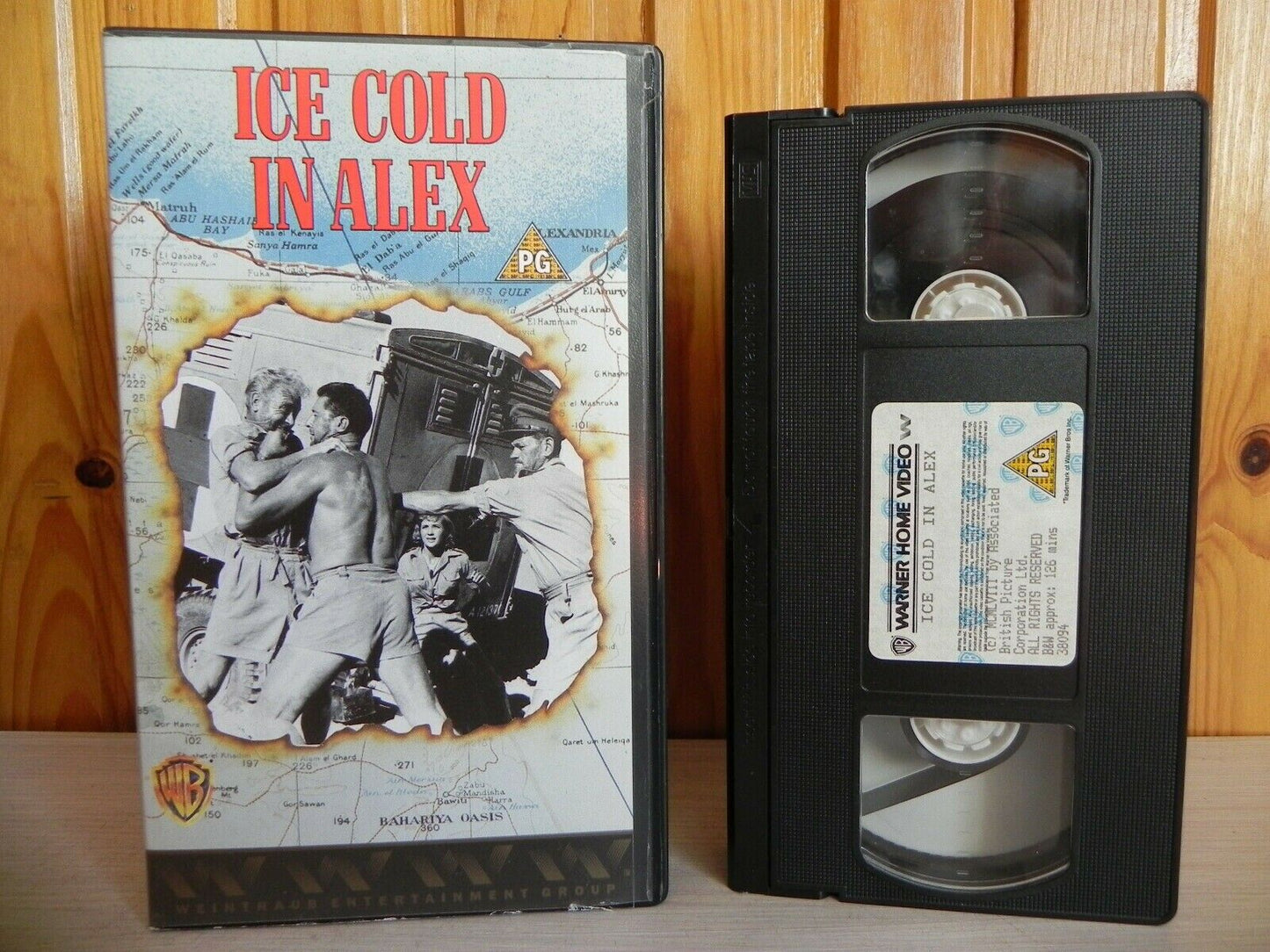 Ice Cold In Alex - Warner Home Video - Action - Adventure - John Mills - Pal VHS-