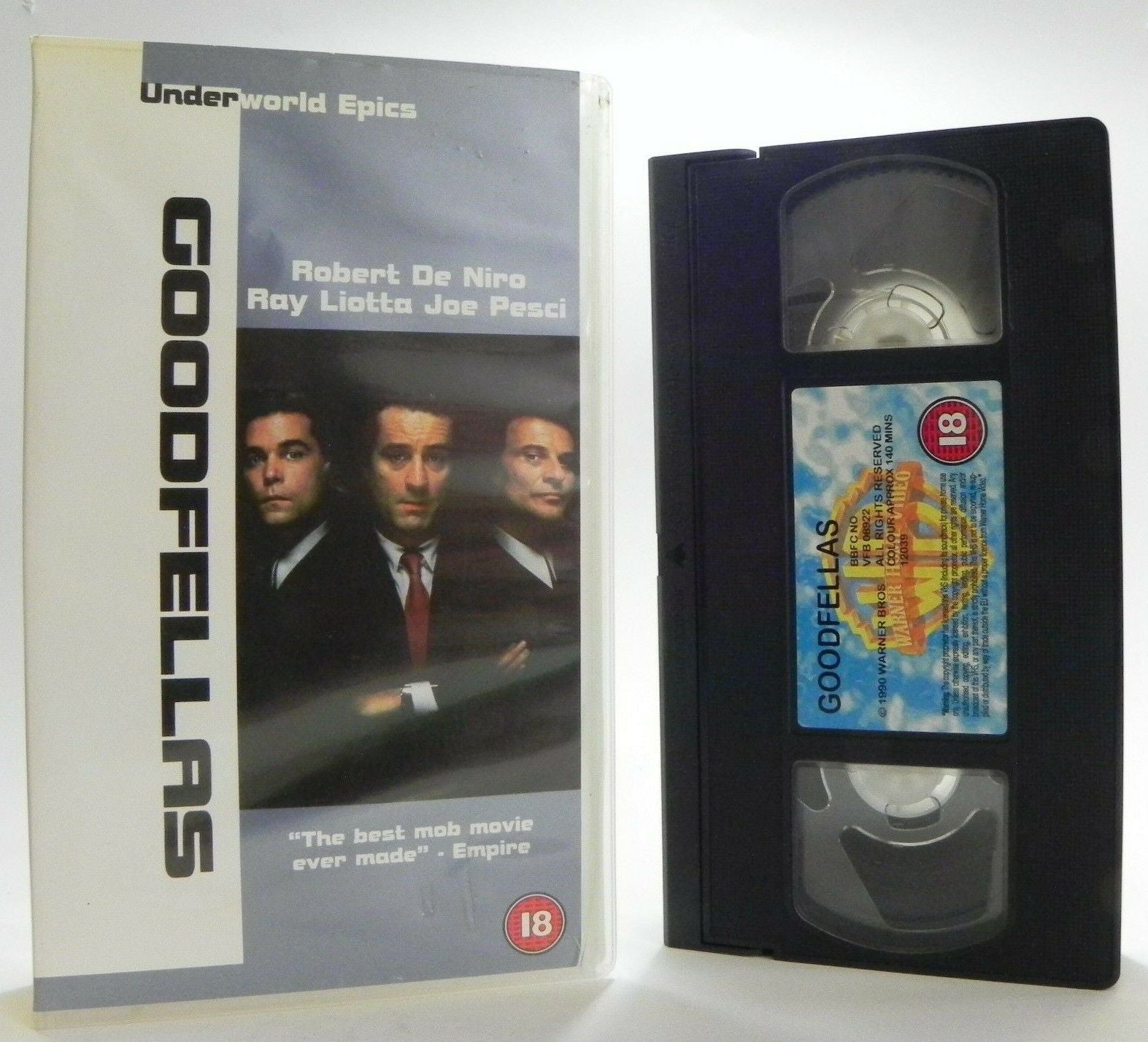 Goodfellas: Underworld Epics - Crime/Drama (1990) - R.De Niro/J.Pesci - Pal VHS-