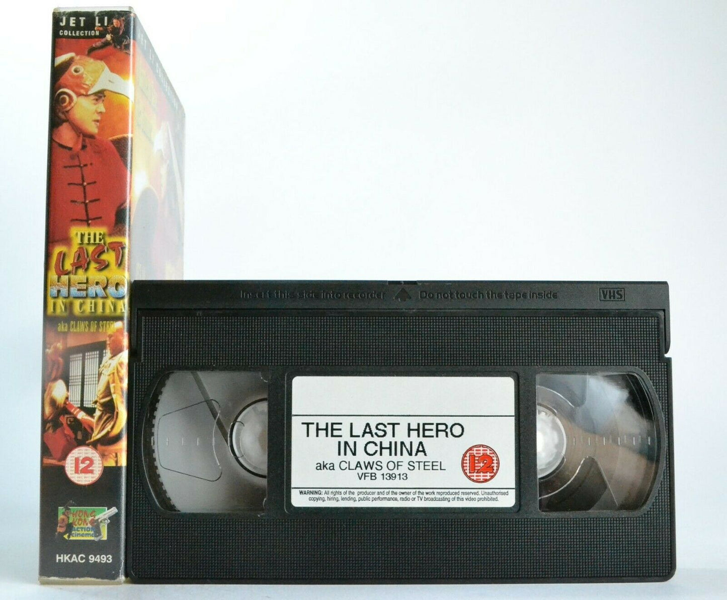 The Last Hero In China (Claws Of Steel): Widescreen Edition - Jet Li - Pal VHS-