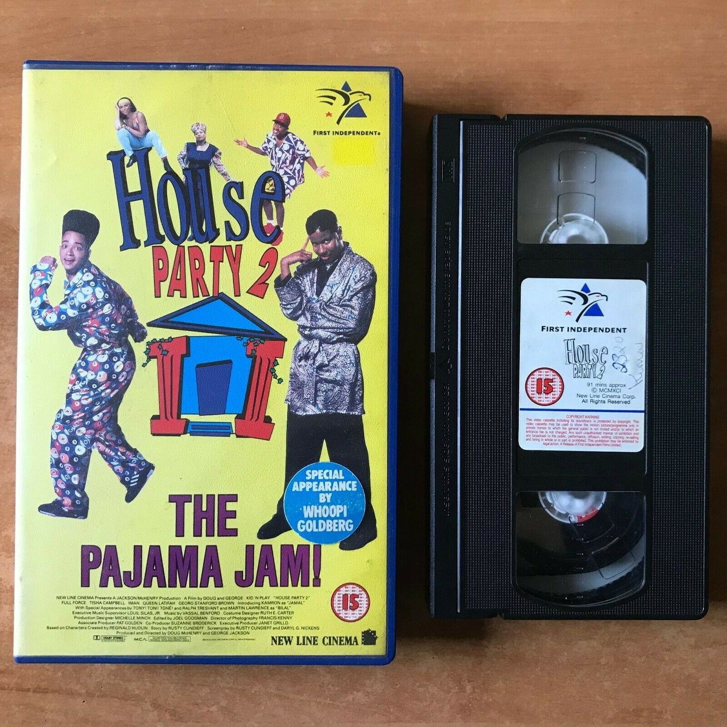House Party 2: The Pajama Jam! (1991) Comedy [Big Box] Queen Latifah - Pal VHS-