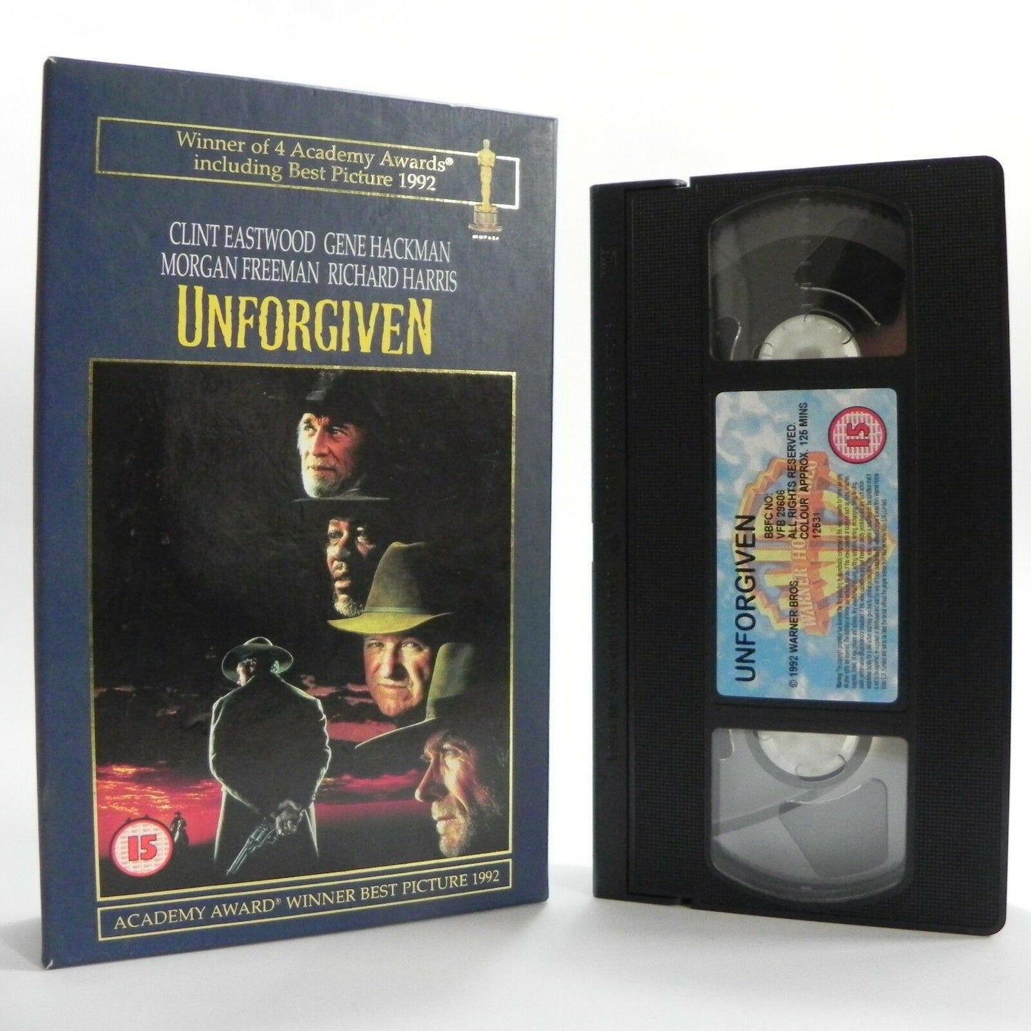Unforgiven: Classic Western (1992) - Carton Box - C.Eastwood/G.Hackman - VHS-