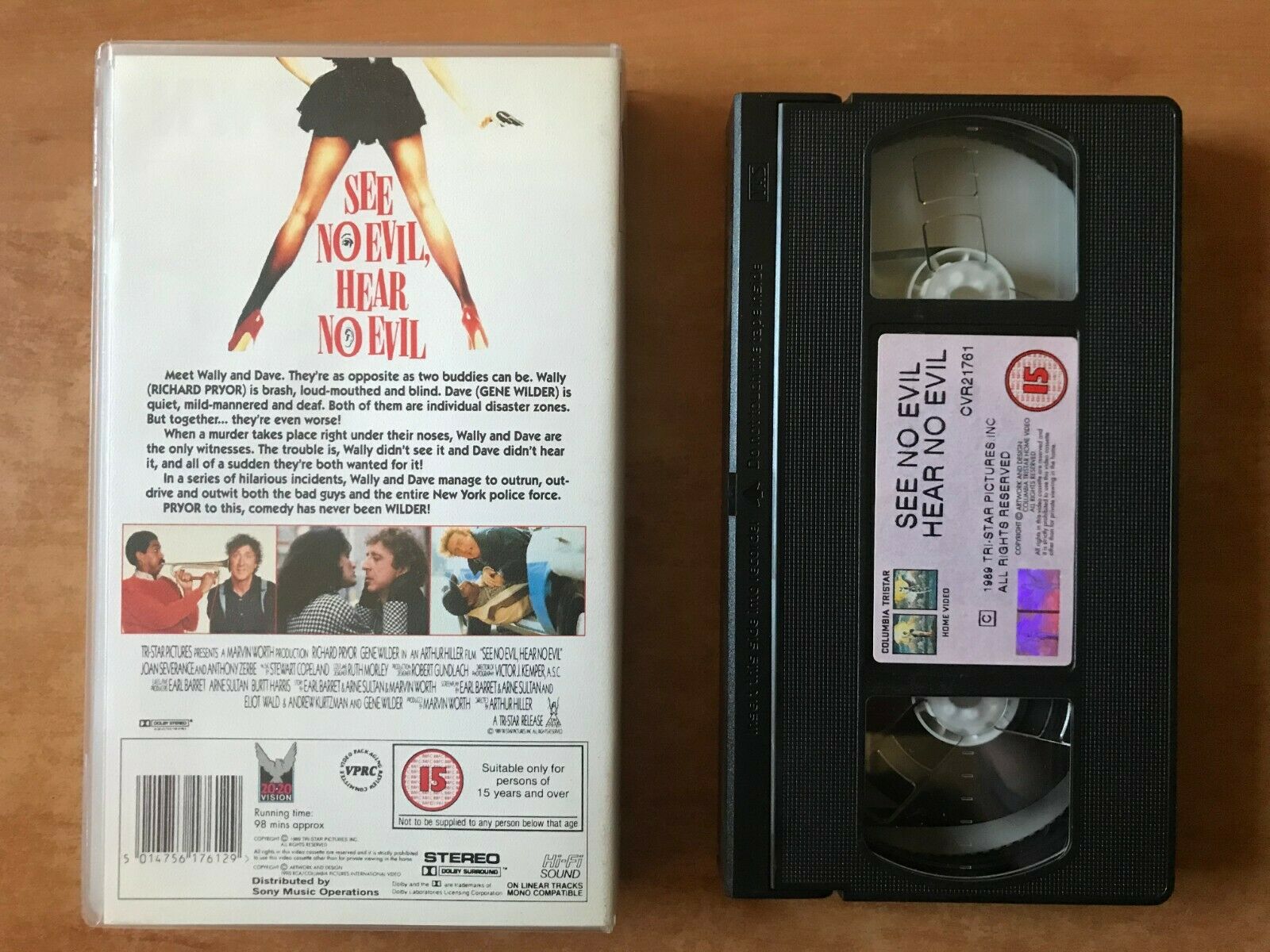 See No Evil, Hear No Evil (1989): Comedy - Richard Pryor / Gene Wilder - Pal VHS-