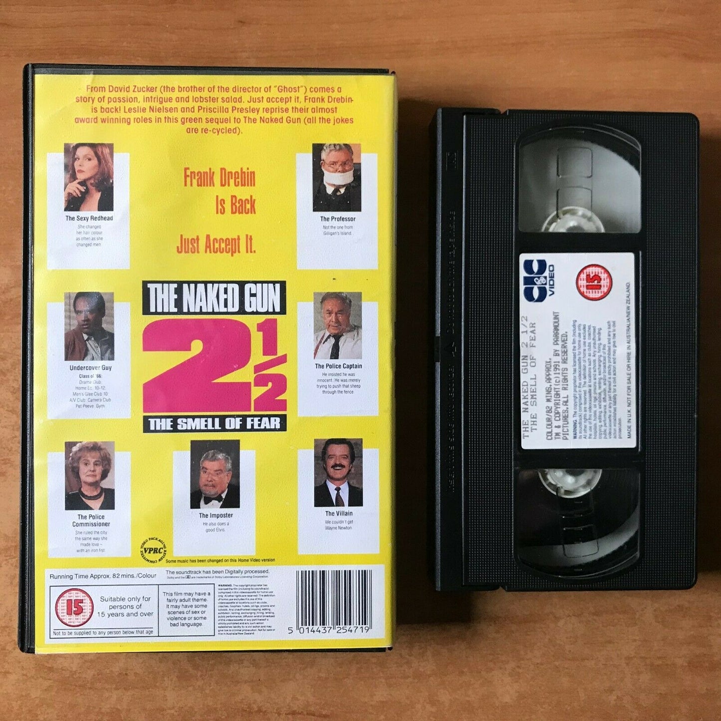 The Naked Gun 2½; [David Zucker]: Police Spoof Action - Leslie Nielsen - Pal VHS-