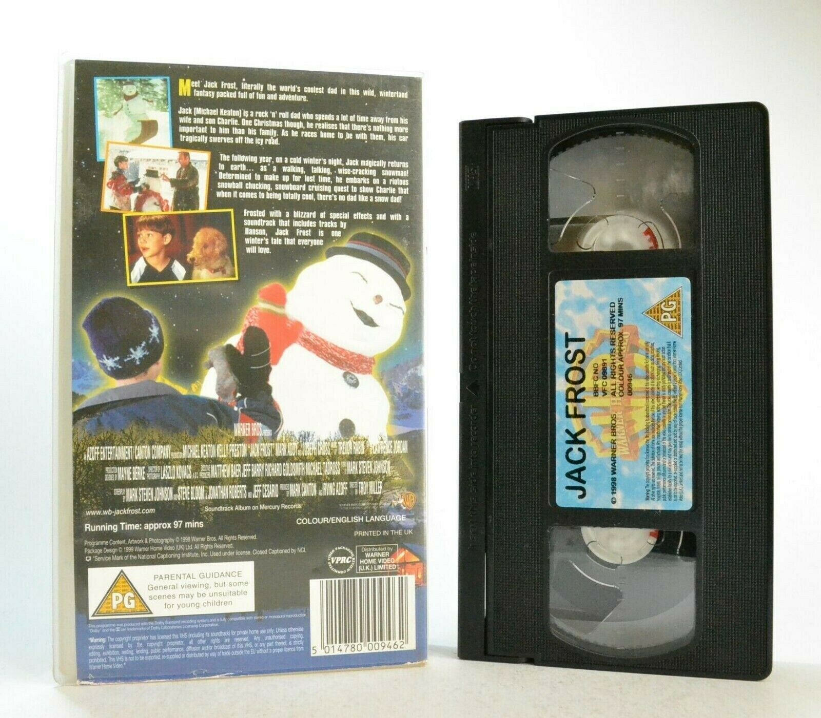 Jack Frost: Christmas Fantasy Comedy (1998) - Michael Keaton - Children's - VHS-