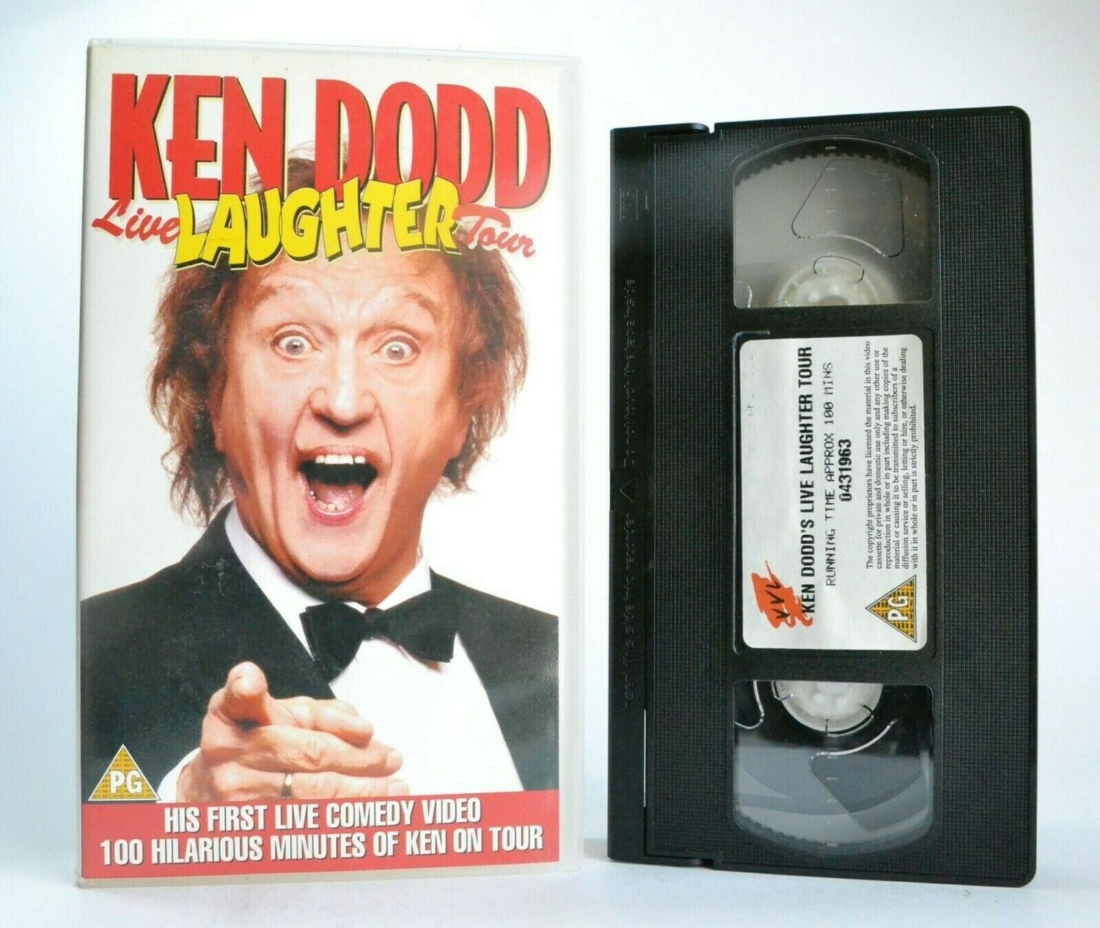 Ken Dodd: Live Laughter Tour - Stand-Up - Classic Comedy Routines - Pal VHS-
