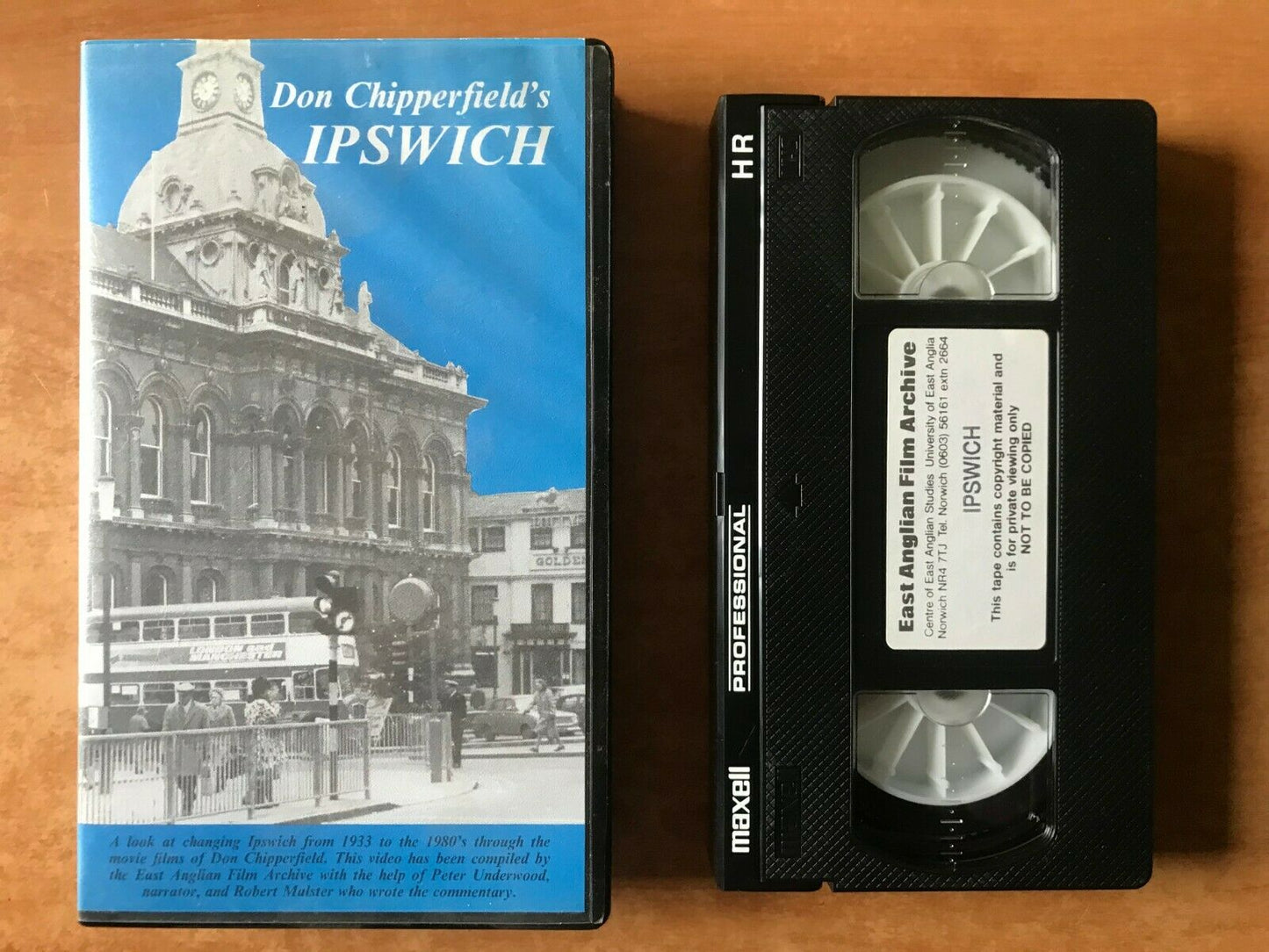 Ipswich; [Don Chipperfield] (1933-1980) Archive Footage: Orwell Bridge - Pal VHS-