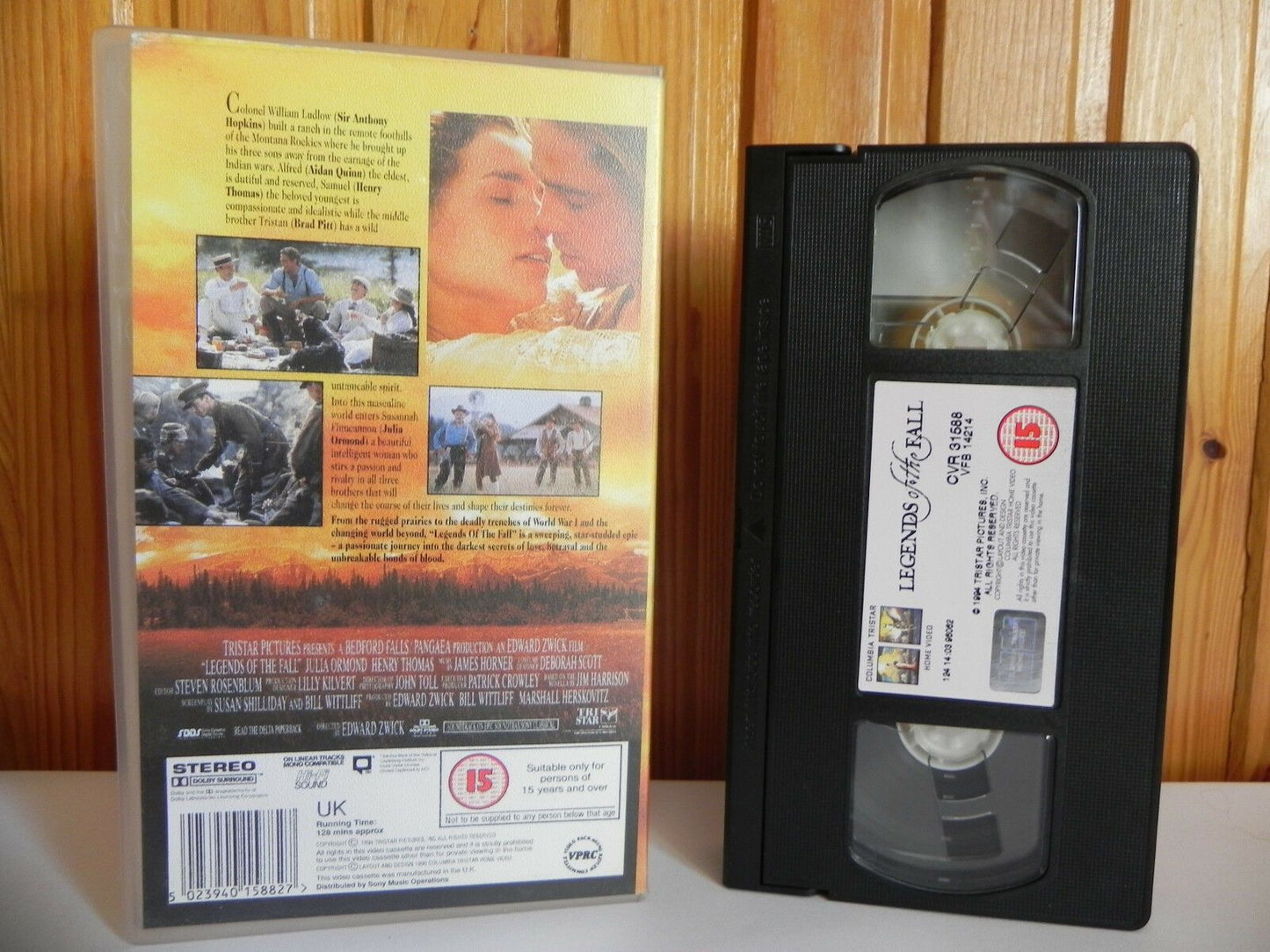 Legends Of The Fall - Columbia Tristar - Romance - Drama - Brad Pitt - Pal VHS-