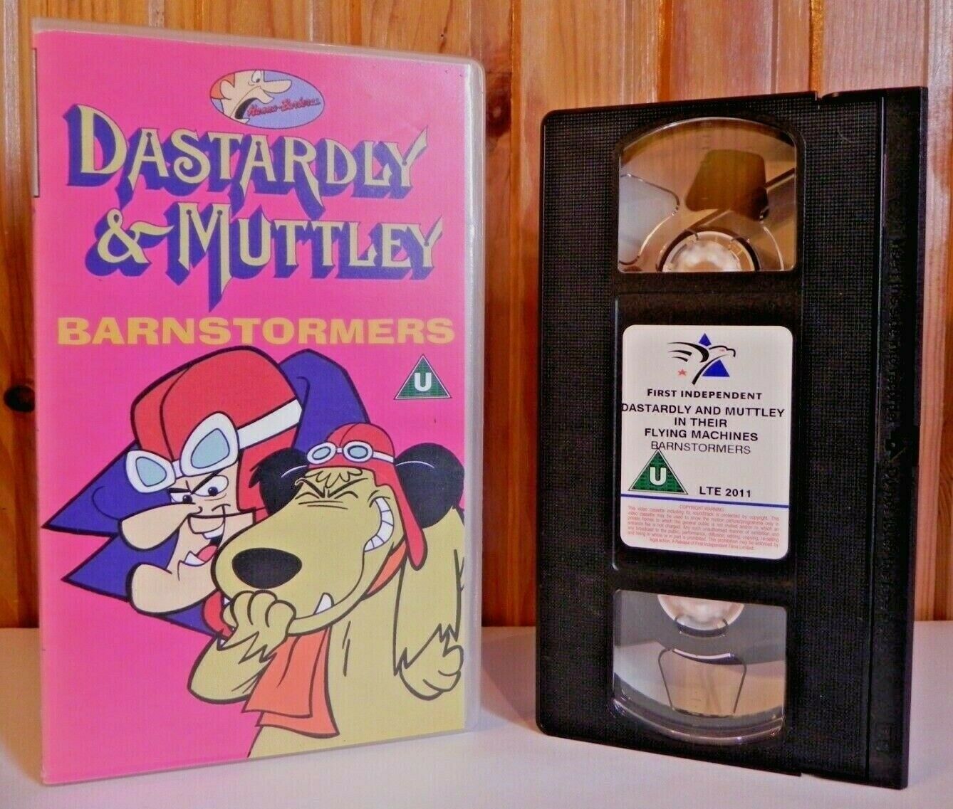 Dastardly And Mutley: Barnstormers - Hanna-Barbera - Animated - Children's - VHS-
