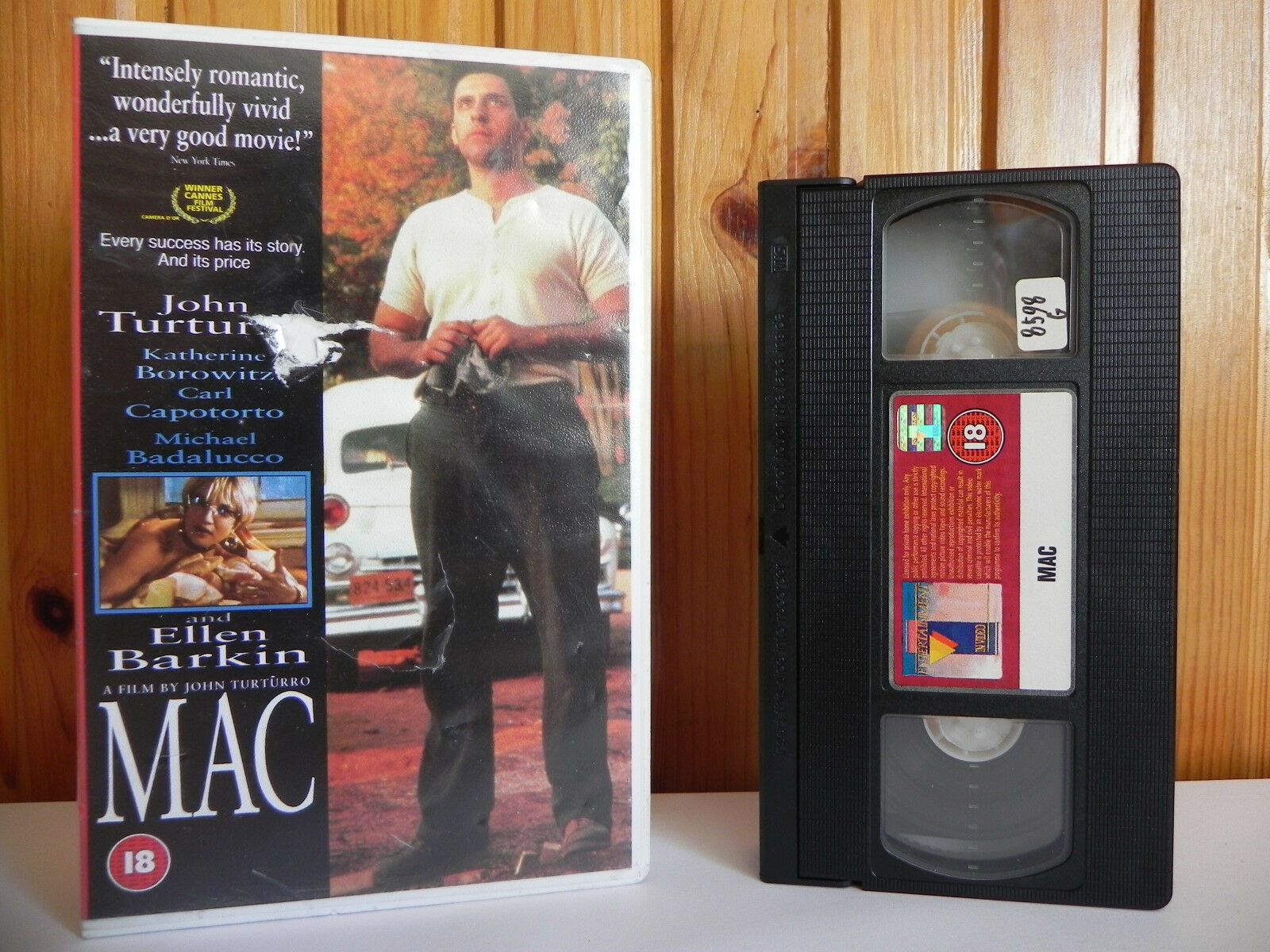 MAC: Large Box - Entertainment In Video - Drama - Turturro - Ex-Rental - VHS-