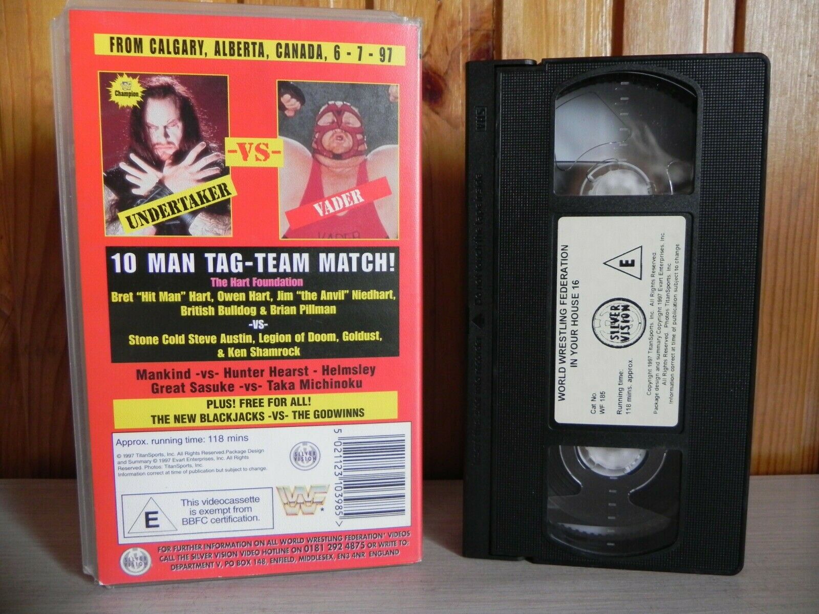 WWF Wrestling: In Your House 16 (6/8/97) Calgary/Alberta/Canada - Pillman - VHS-