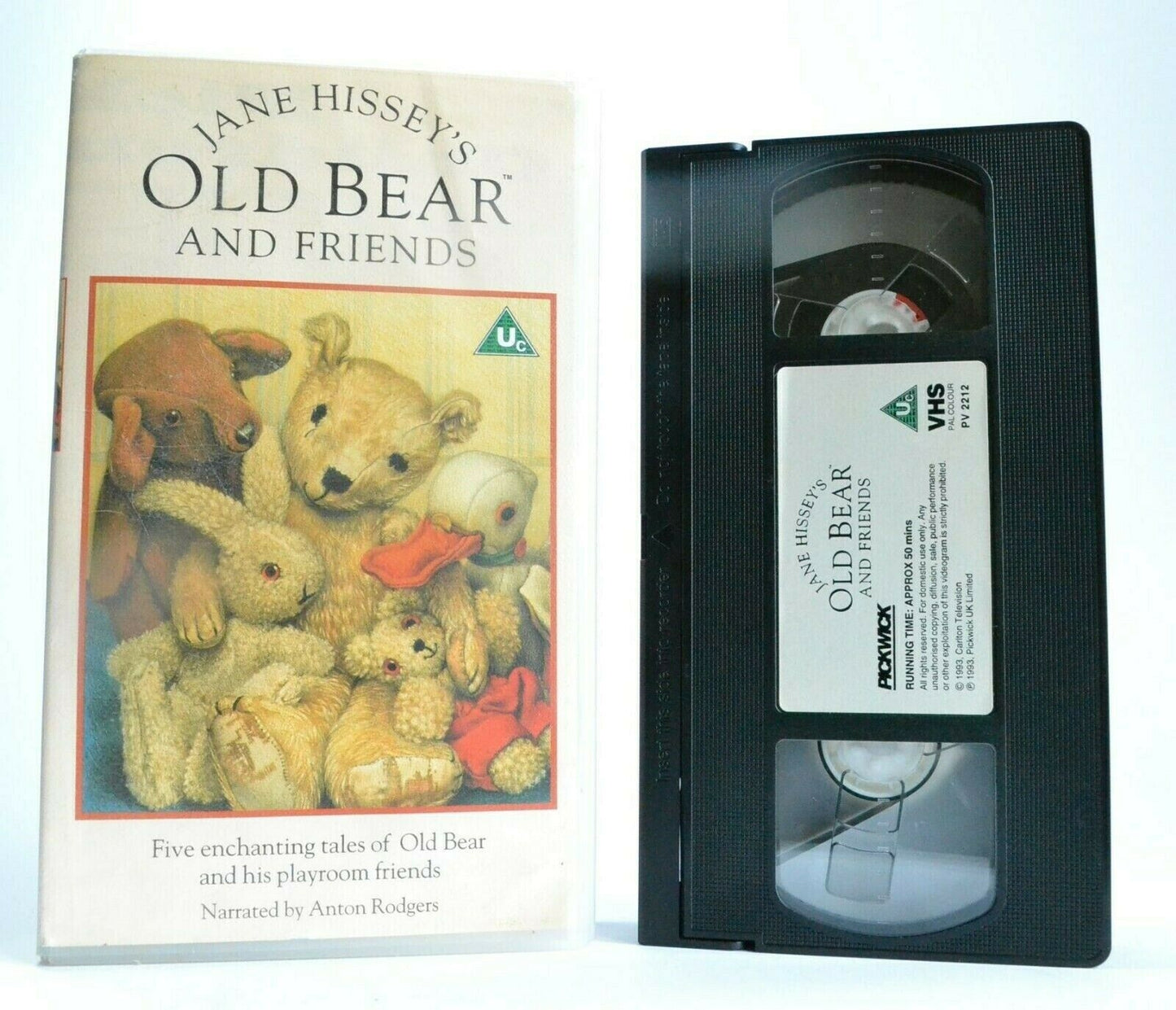Old Bear And Friends: By Jane Hissey - Animated Stories - Children's - Pal VHS-