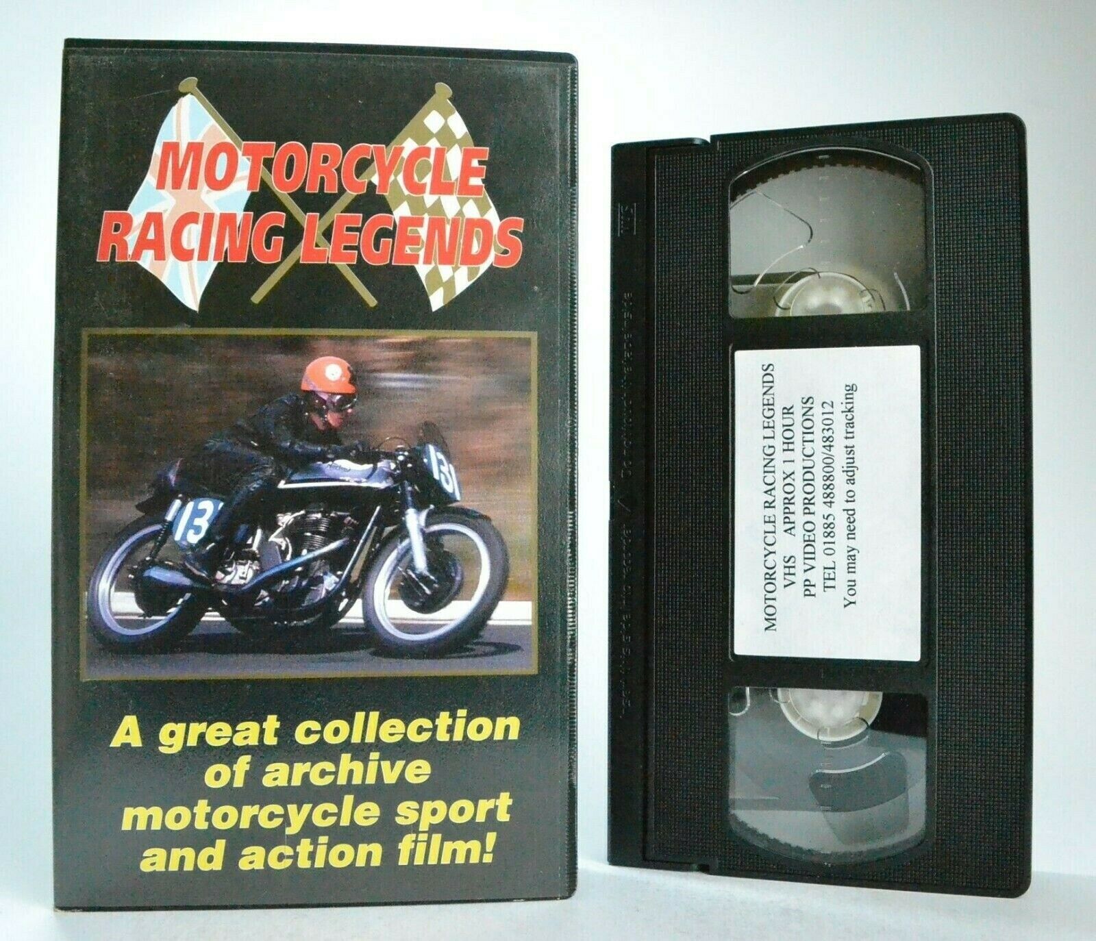 Motorcycle Racing Legends: Vintage Motorcycling Vol.1 - Motorsports - Pal VHS-