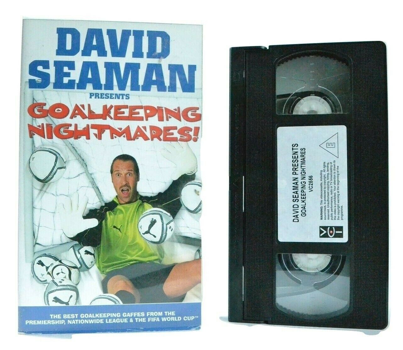 Goalkeeping Nightmares!: By David Seaman - Football Bloopers - Sports - Pal VHS-