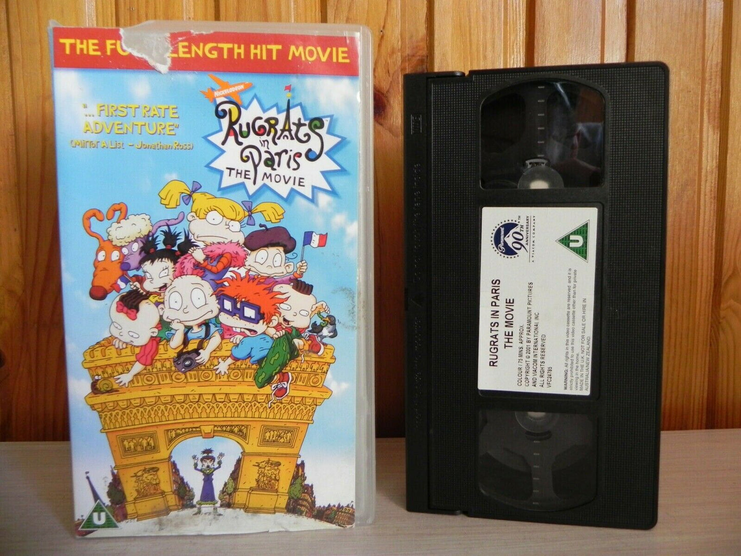 Rugrats In Paris: The Movie - Paramount - The Full Length Hit Movie - Pal VHS-