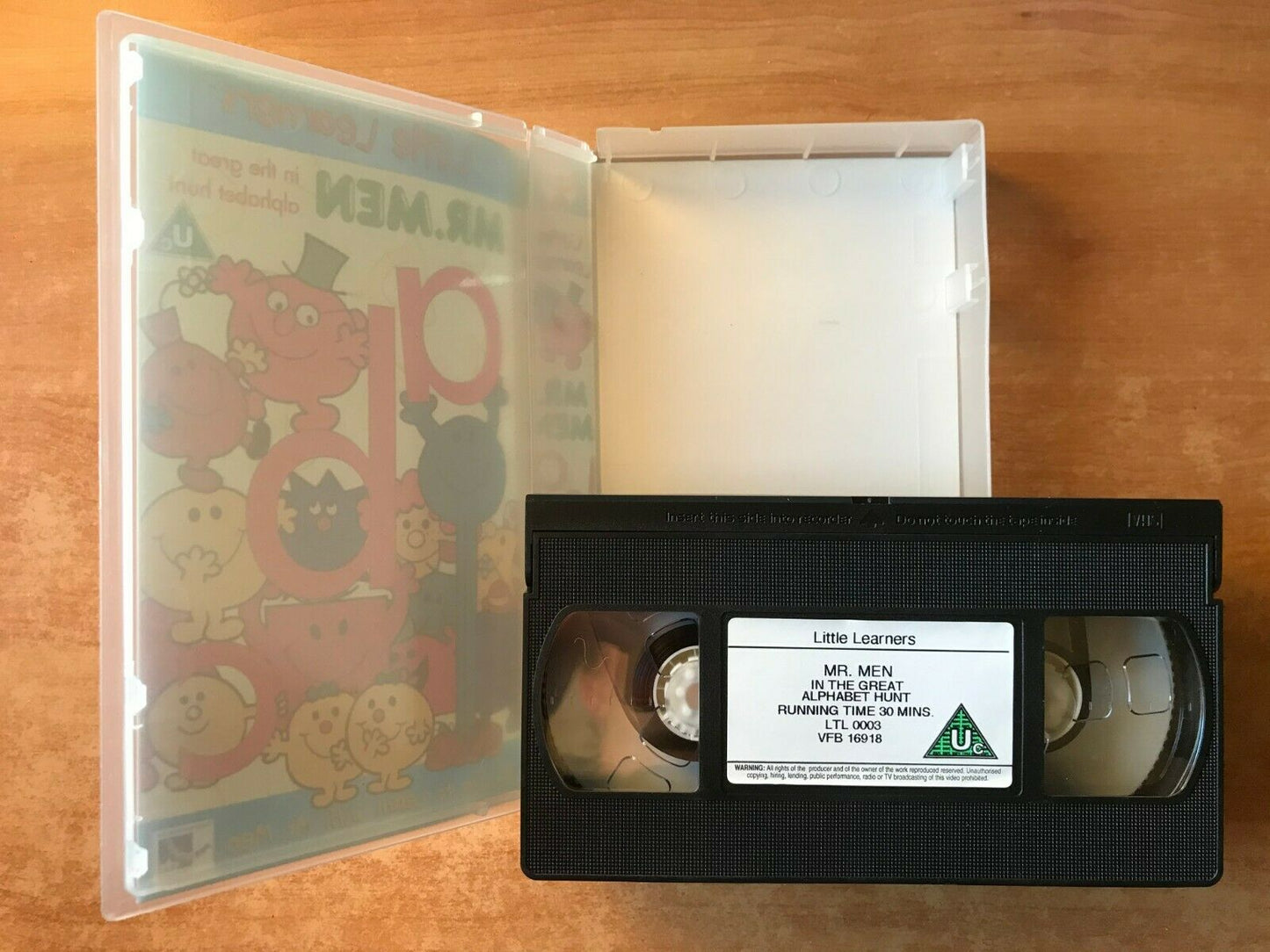 Mr. Men In Great Alphabet Hunt [Little Learners] Educational - Children's - VHS-
