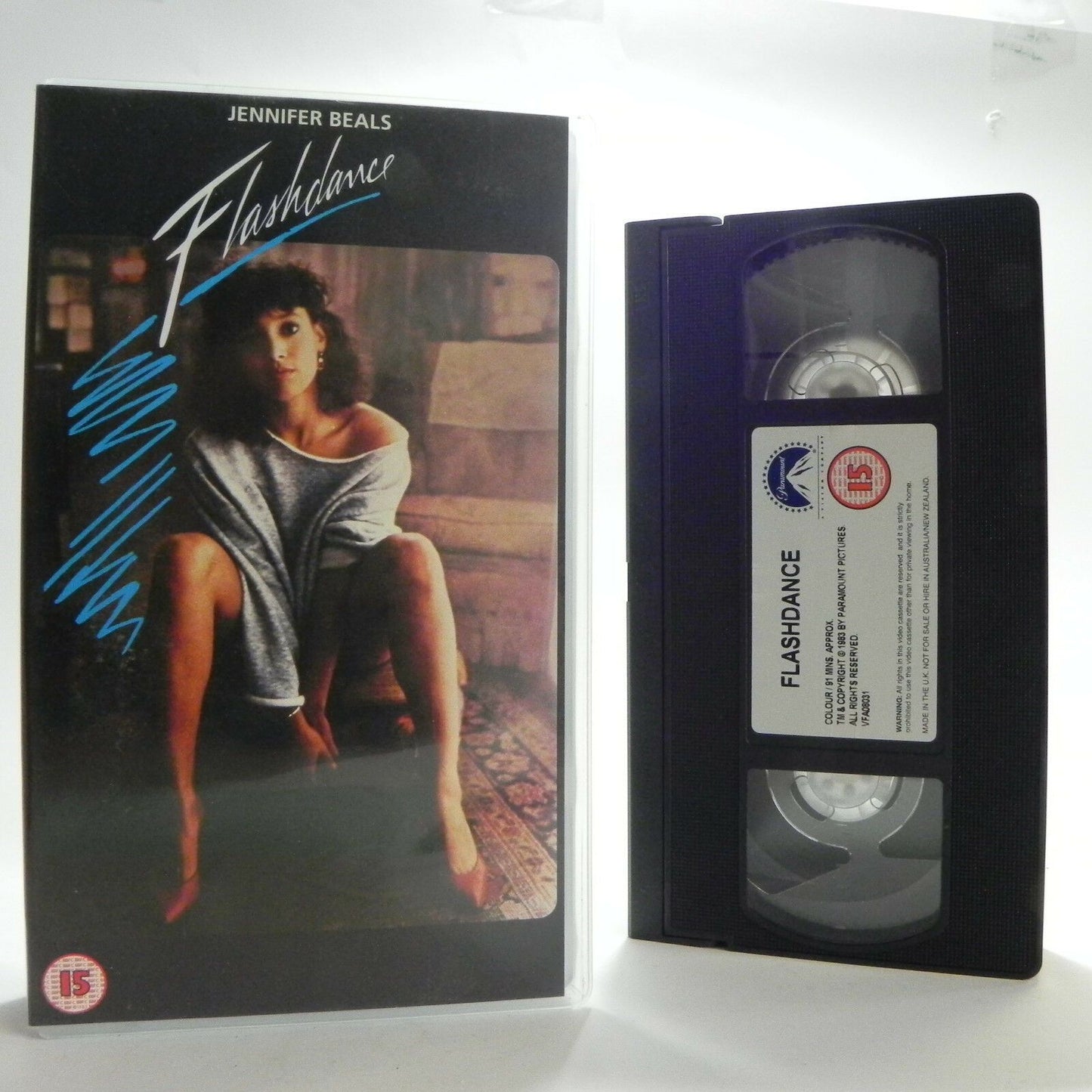 Flashdance: "What A Feeling" - (1983) Digitally Sourced/Dolby Surround - Pal VHS-