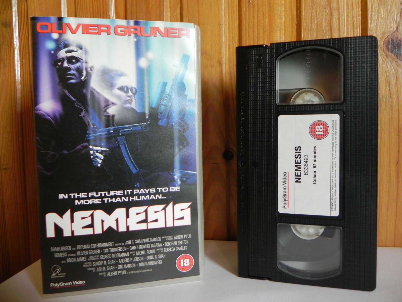 Nemesis - Cyber-Punk - Sci-Fi - Martial Arts - Action - Oliver Gruner - Pal VHS-