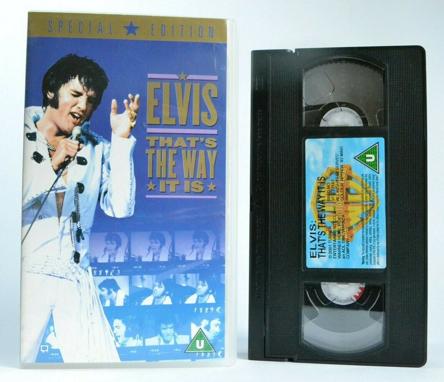 Elvis Presley: That's The Way It Is - Las Vegas Tour - Greatest Hits - Pal VHS-